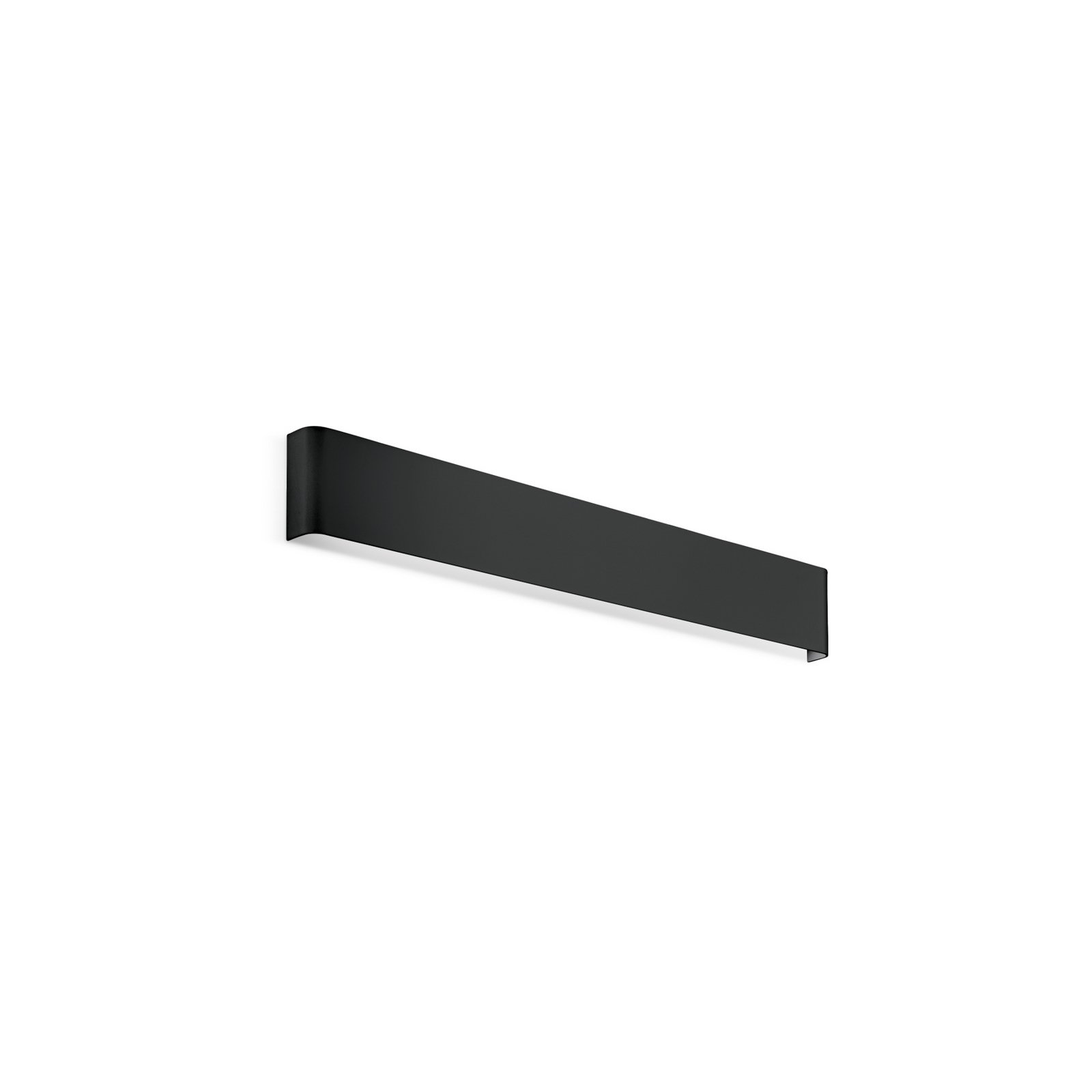 Ideal Lux Aplique de pared LED Delta, negro, 61 cm, arriba/abajo