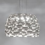 Terzani Anish - LED hanglamp, nikkel, Ø 44 cm