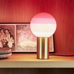 MARSET Dipping Light stolní lampa růžová/mosaz