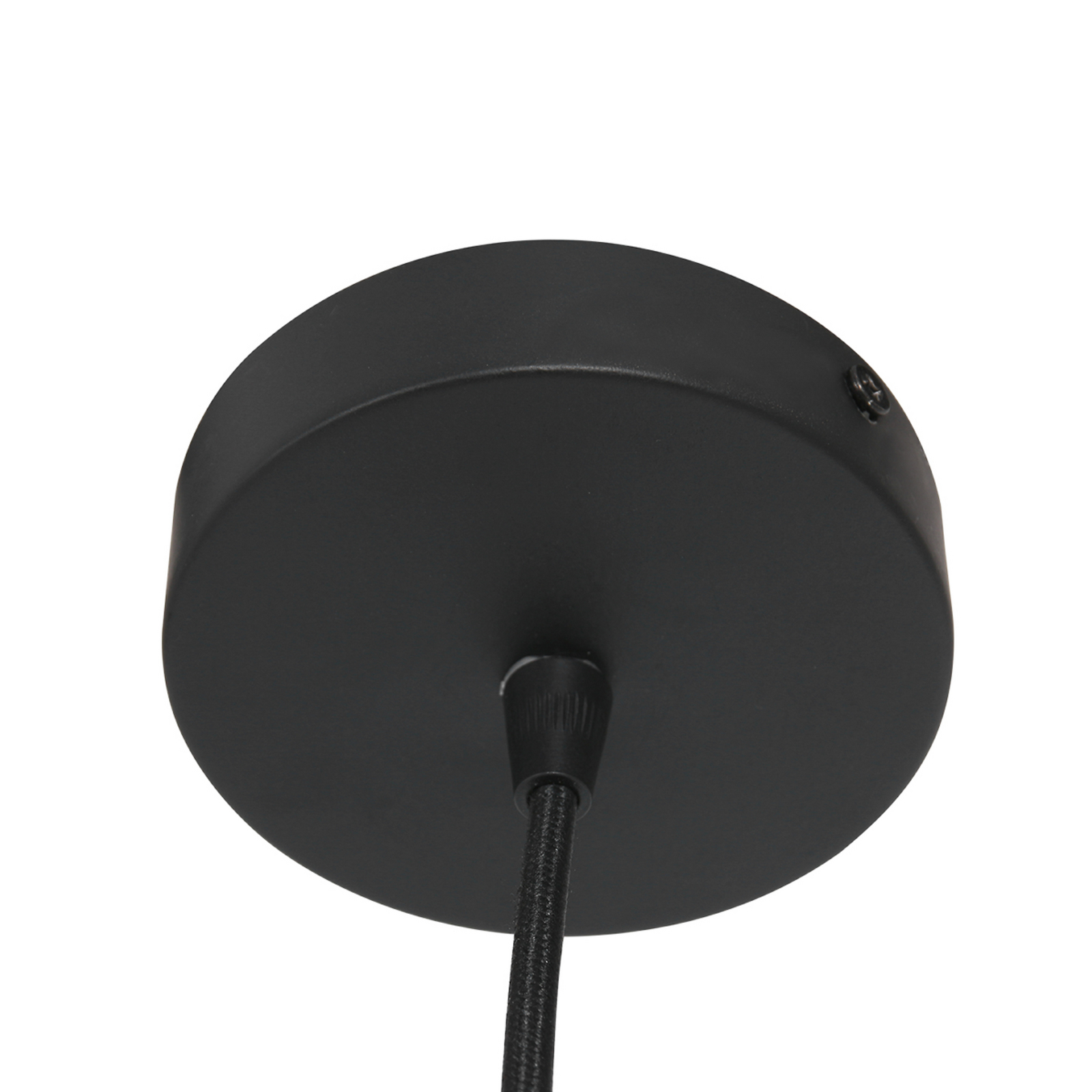 Suspension Sparkled Light, noir/bambou naturel, Ø 40 cm