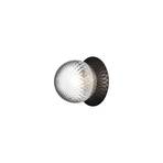 Liila 1 Zidna lampa/Stropna lampa IP44 Medium Crna/Optic Prozirno - Nuura