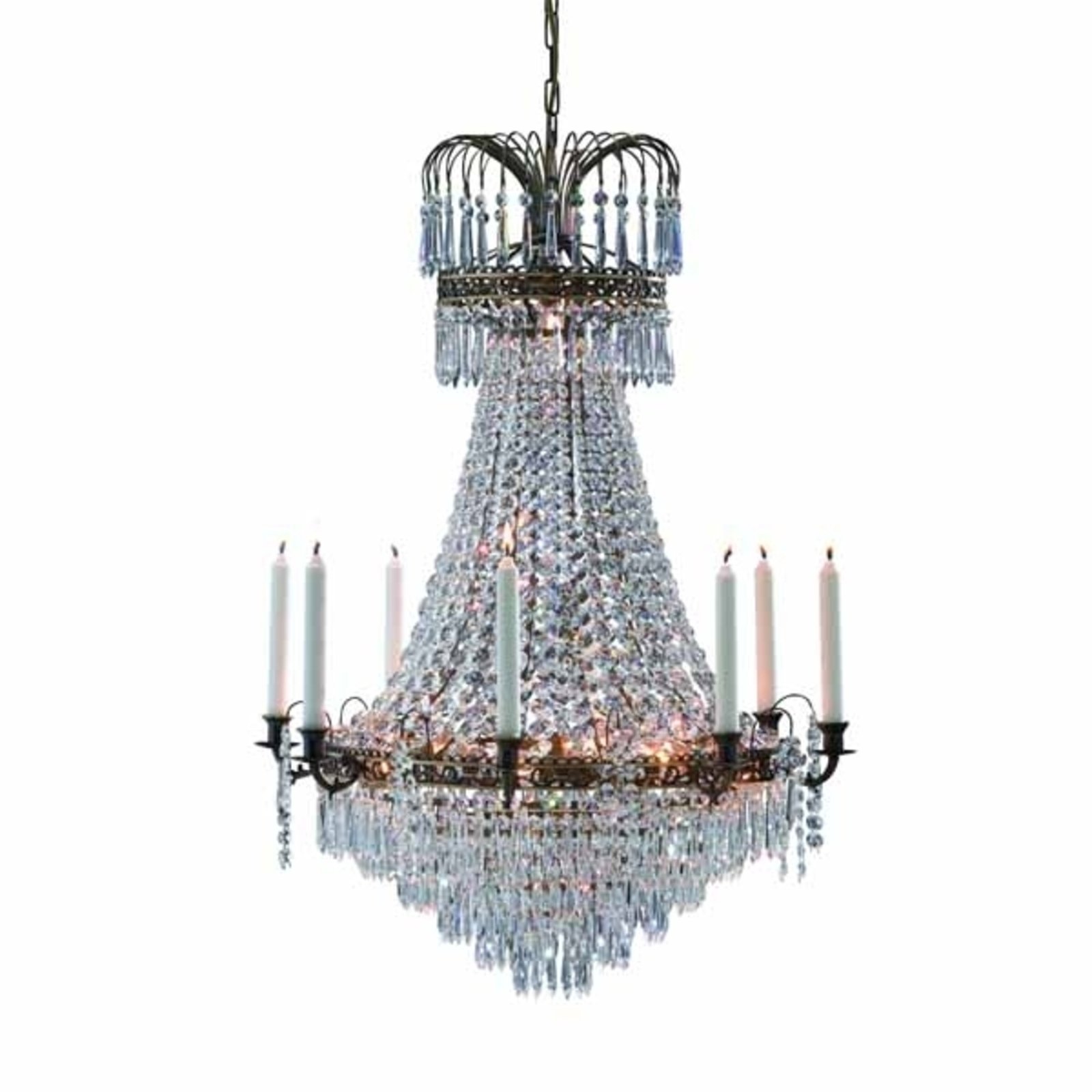 Veličanstveni luster za svijeće Läckö 66 cm