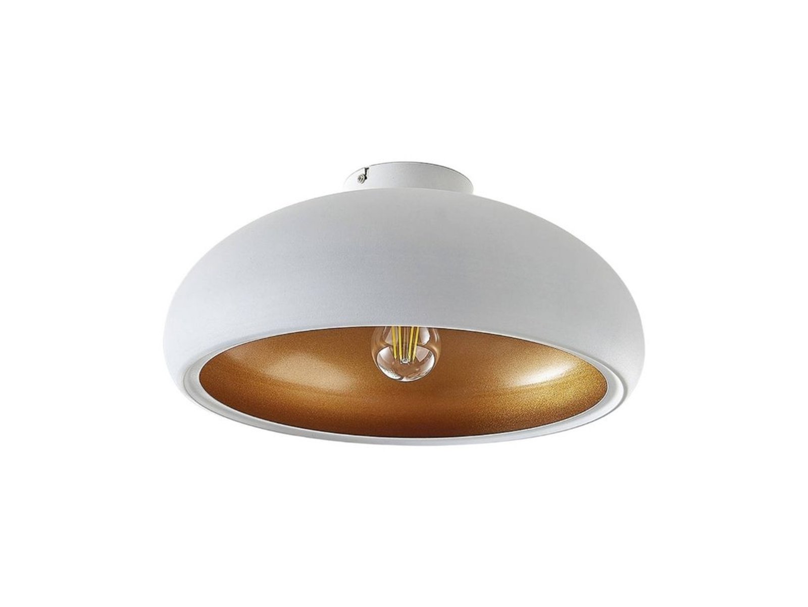 Gerwina Deckenleuchte White/Gold - Lindby