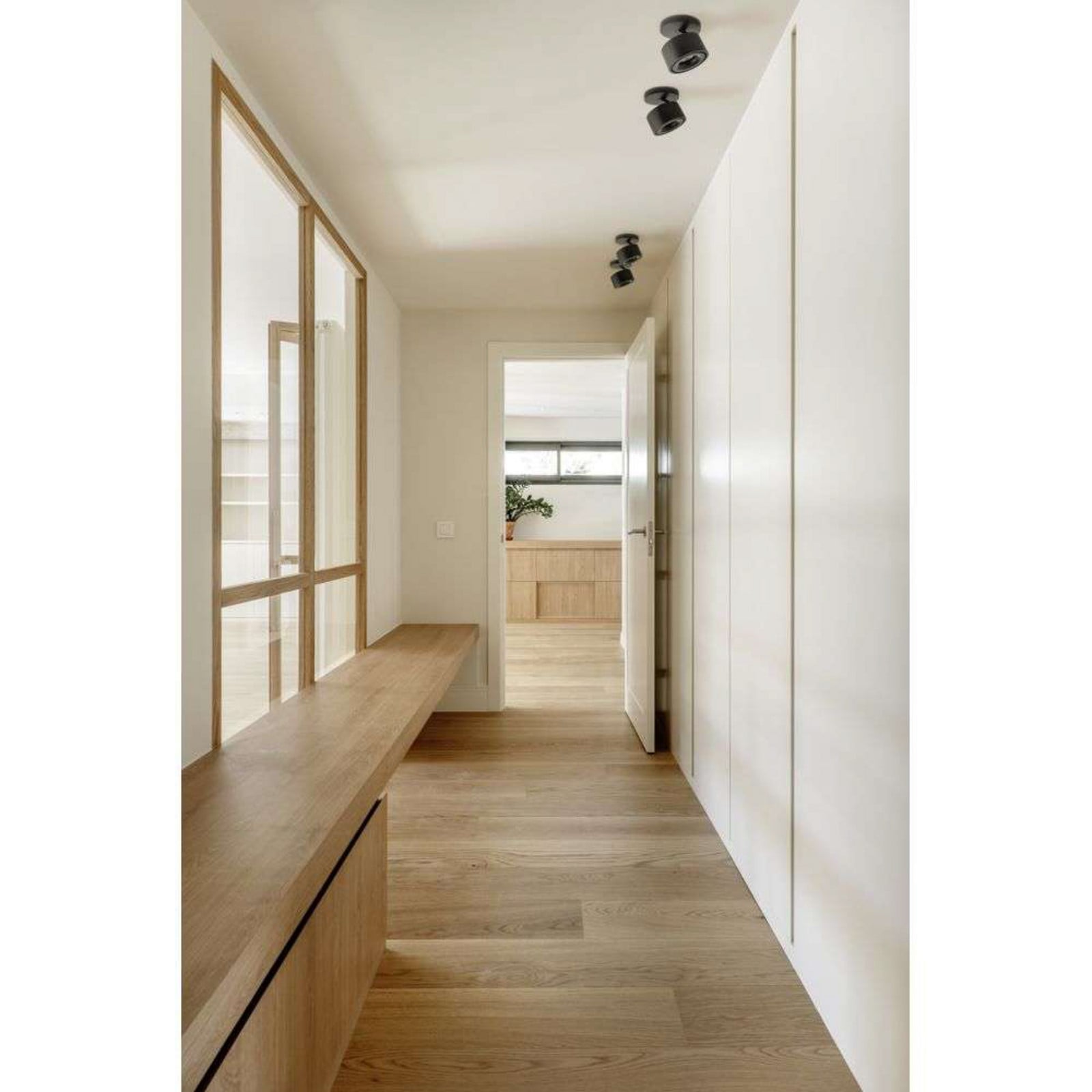 Easy Braccio W100 LED-spot, 2700K, bronze ANTIDARK - Stue - Aluminium billede