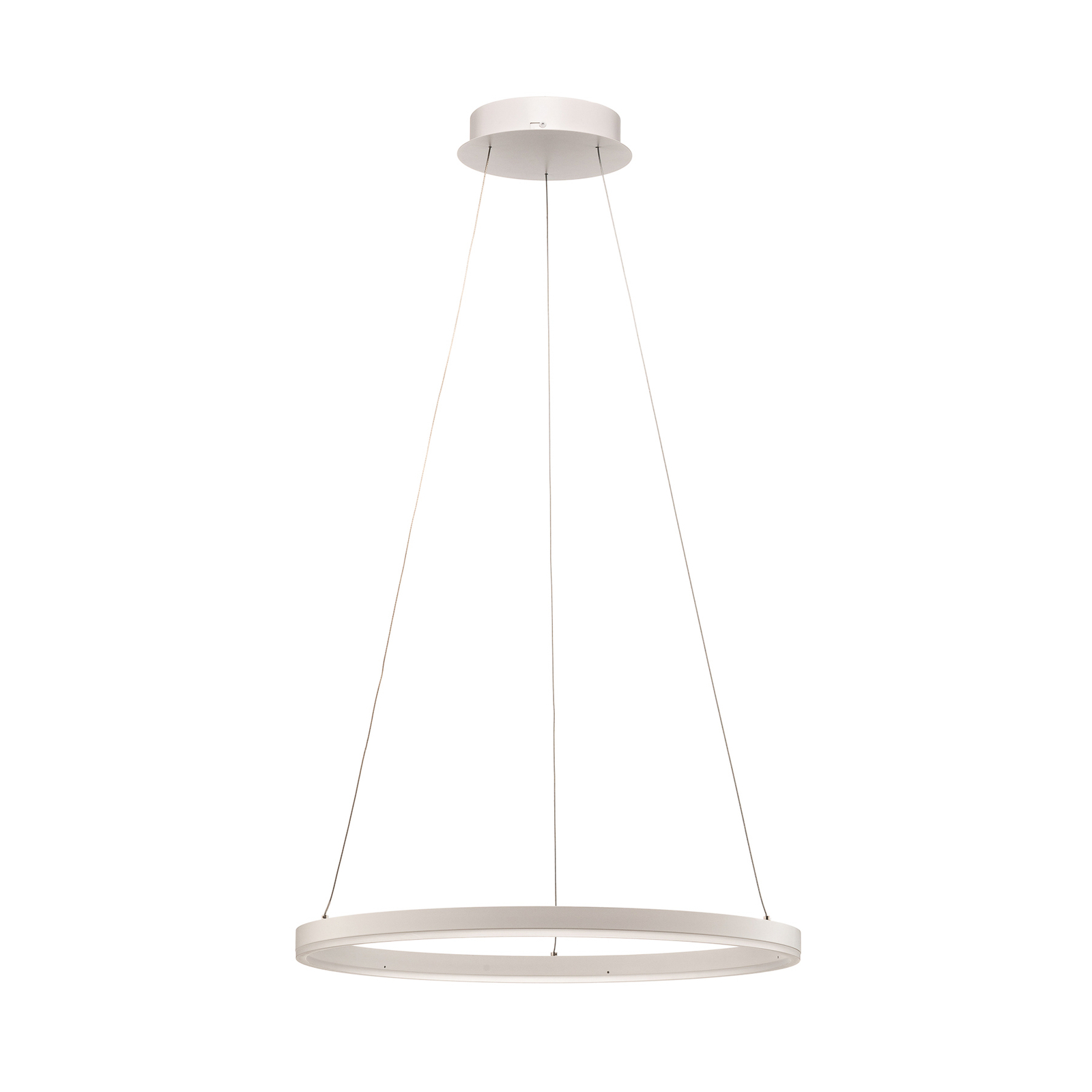 Arcchio Albiona Suspensie cu LED, albă, 60 cm