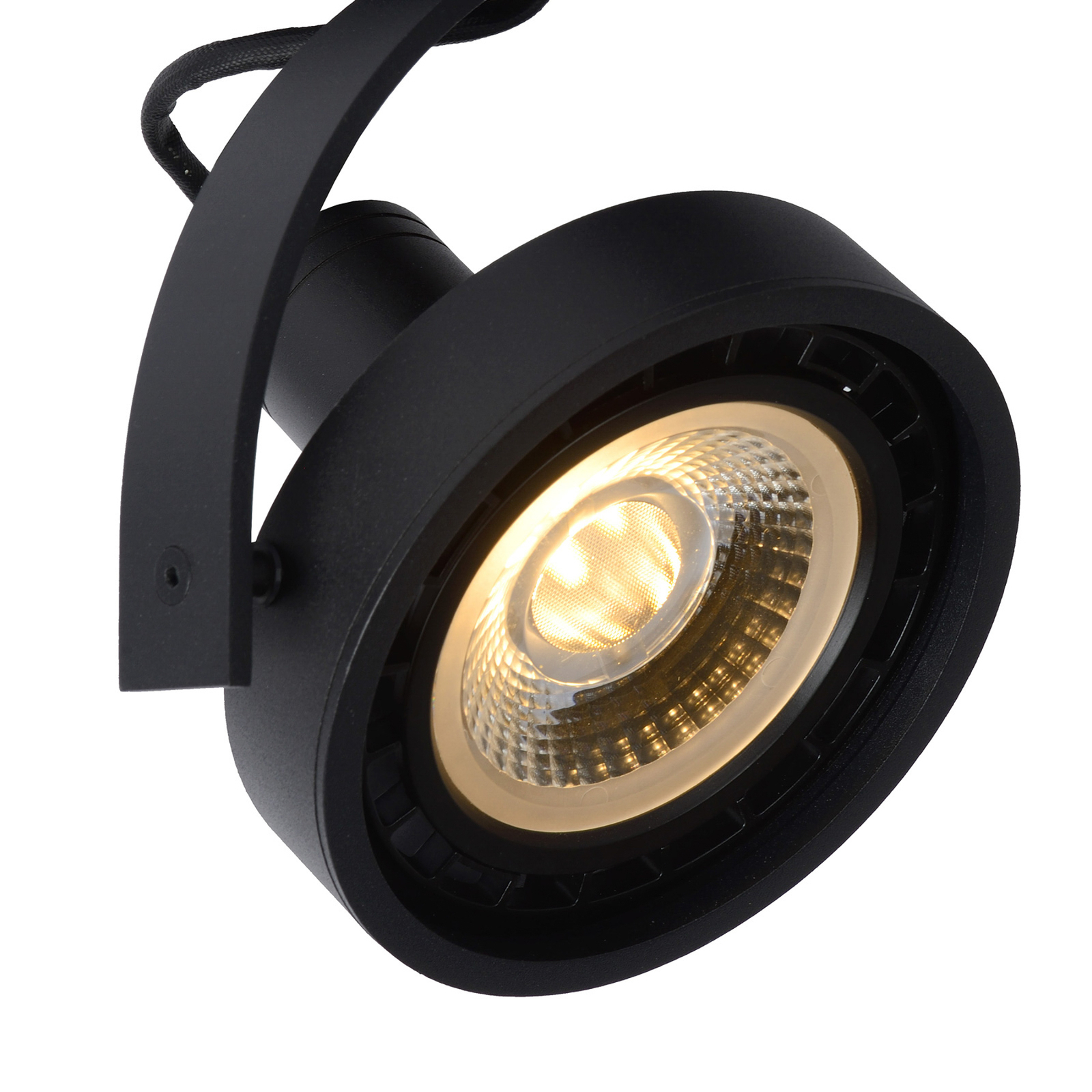 Dorian LED-takspotlight, enkeltflamme, dimmbar til varm
