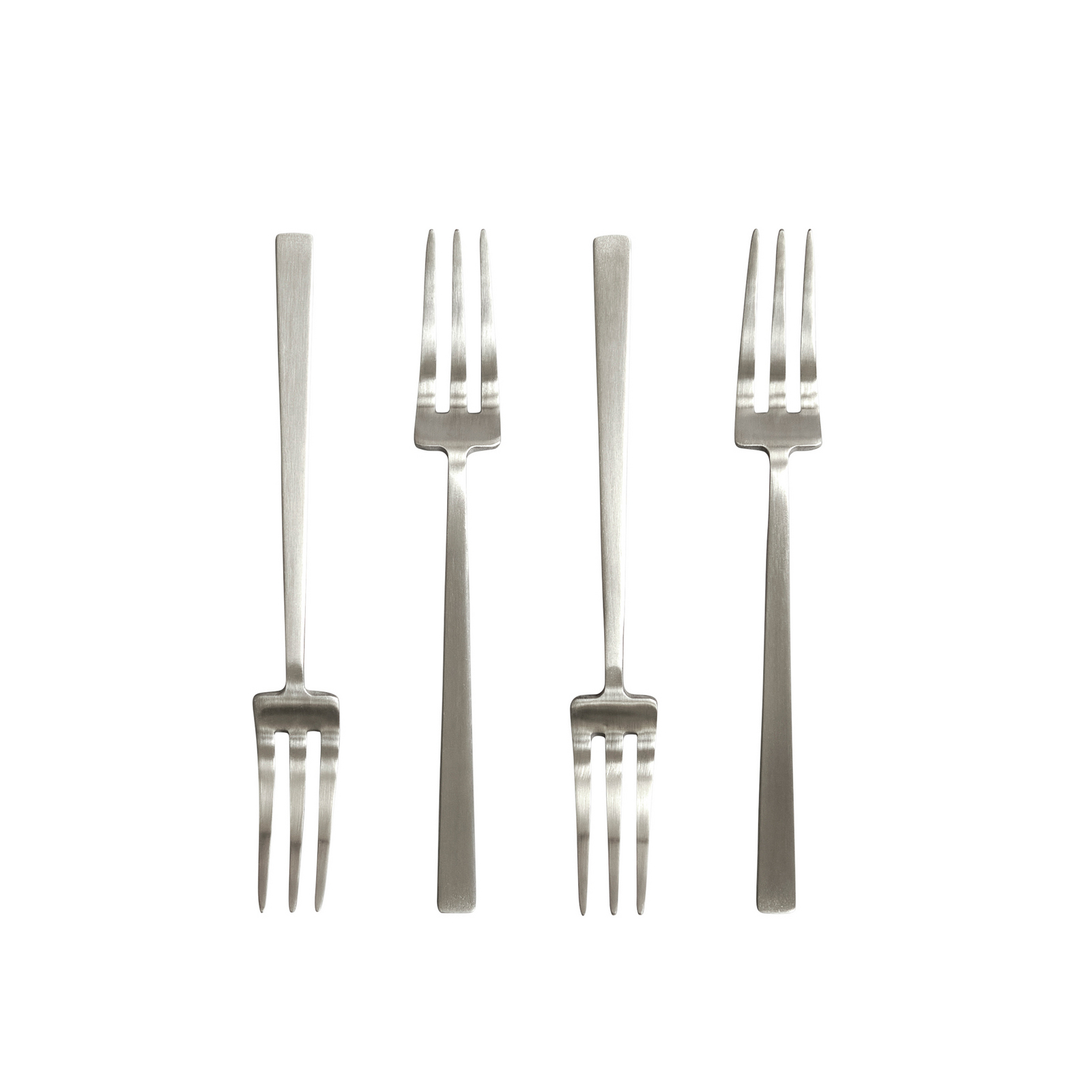 Zestaw 4 sztuk widelców do deserów Kogei, stal, wysokość 16 cm – 101 Copenhagen