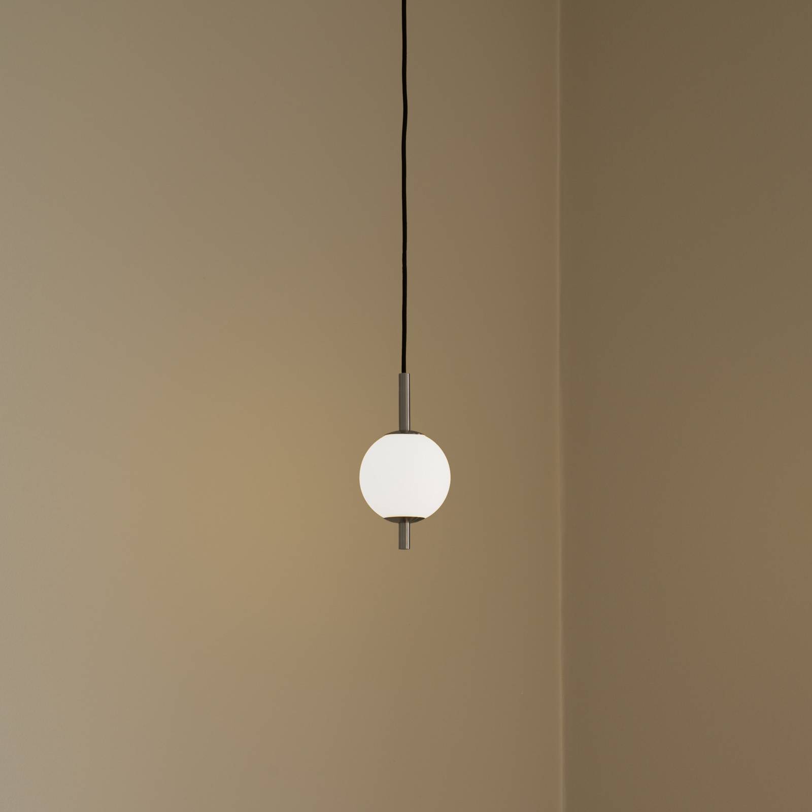 Żyrandol LED UMAGE Audrey, kolor stalowy, 1-punktowa, Ø 12 cm