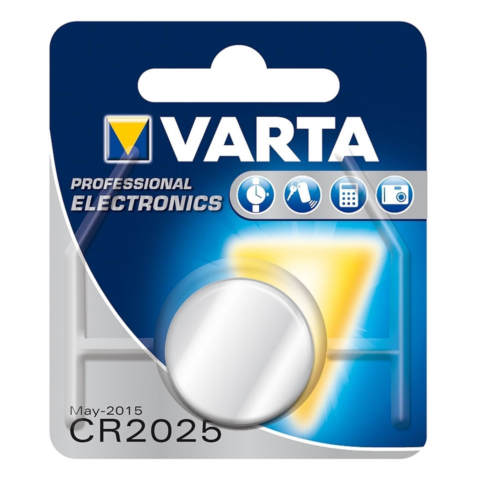 Varta CR2025 3V 165 mAh lithium-knapbatteri