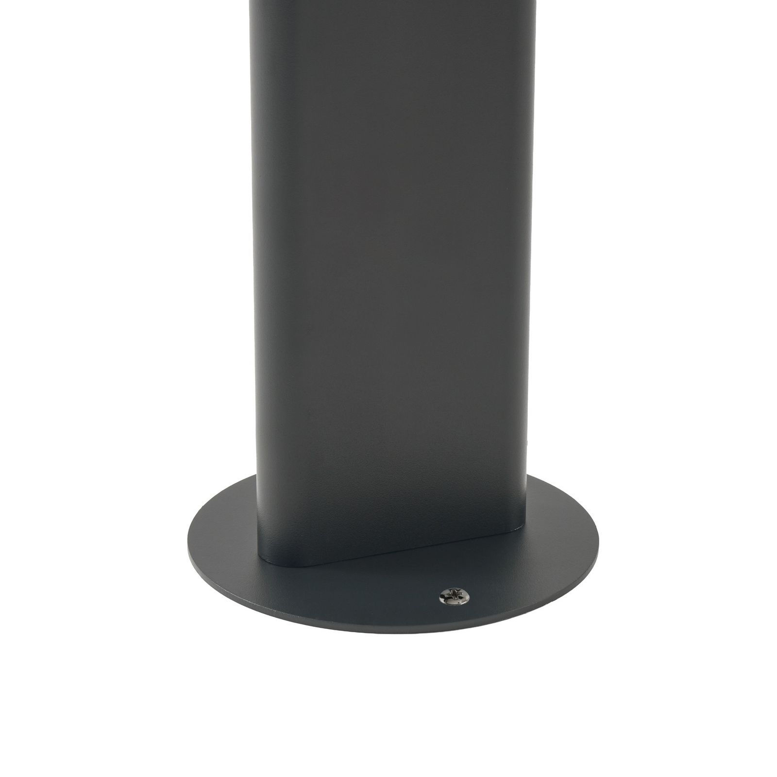 Candeeiro de caminho LED Lucande Velira, preta, 77 cm, 1 lâmpada, IP44