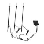 Balian Solar Cell Lamp w/Ground spike 3 pcs. Black - Lindby