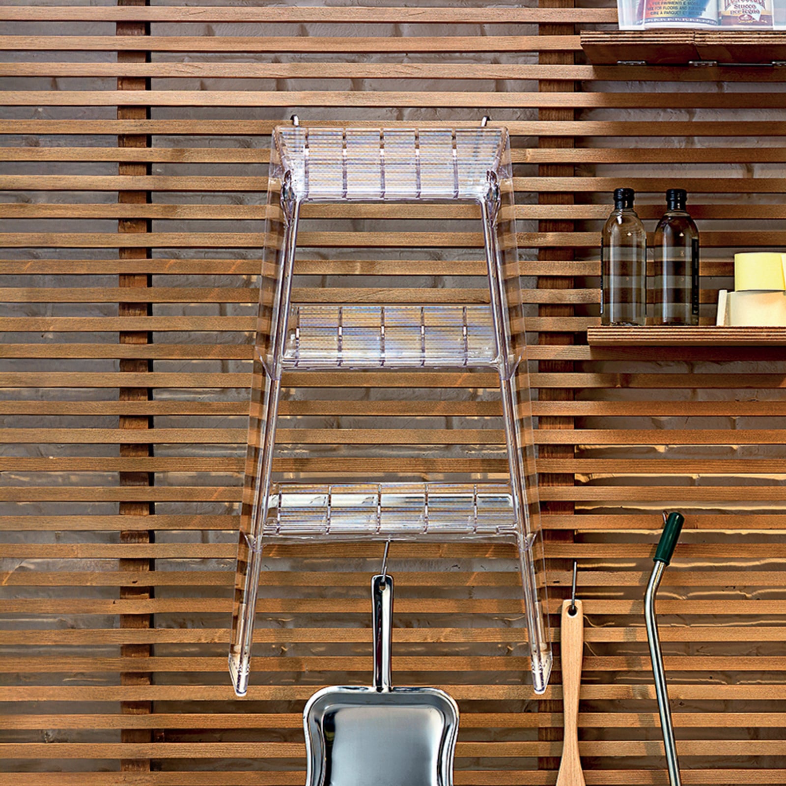 Upper ladder, transparent, height 60 cm - Kartell