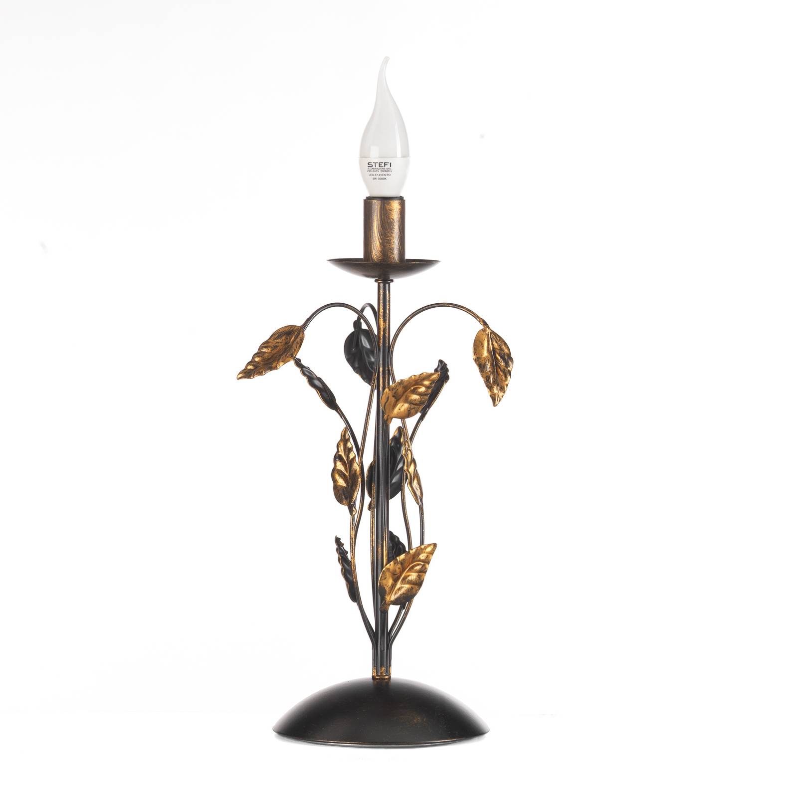 Asztali lámpa Collana fém egy-izzós bronz