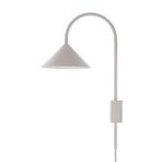 FRANDSEN sienas lampa „Grasp“, matēti balta, 40 cm, ar spraudni