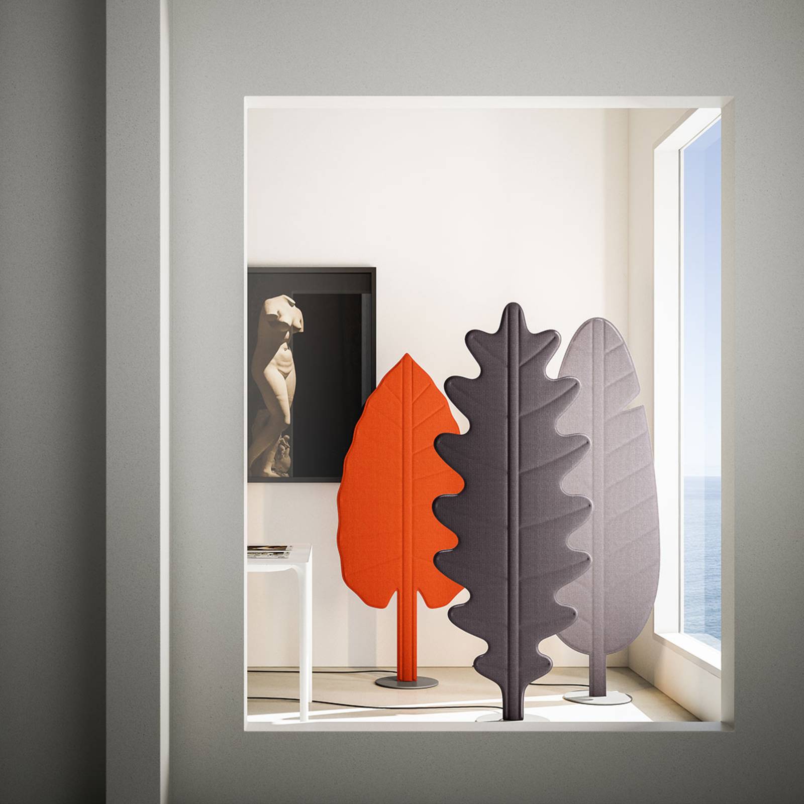 Rotaliana Eden Alocasia LED-Stehleuchte, rost günstig online kaufen