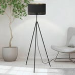 Esteperra floor lamp, tripod, black/gold