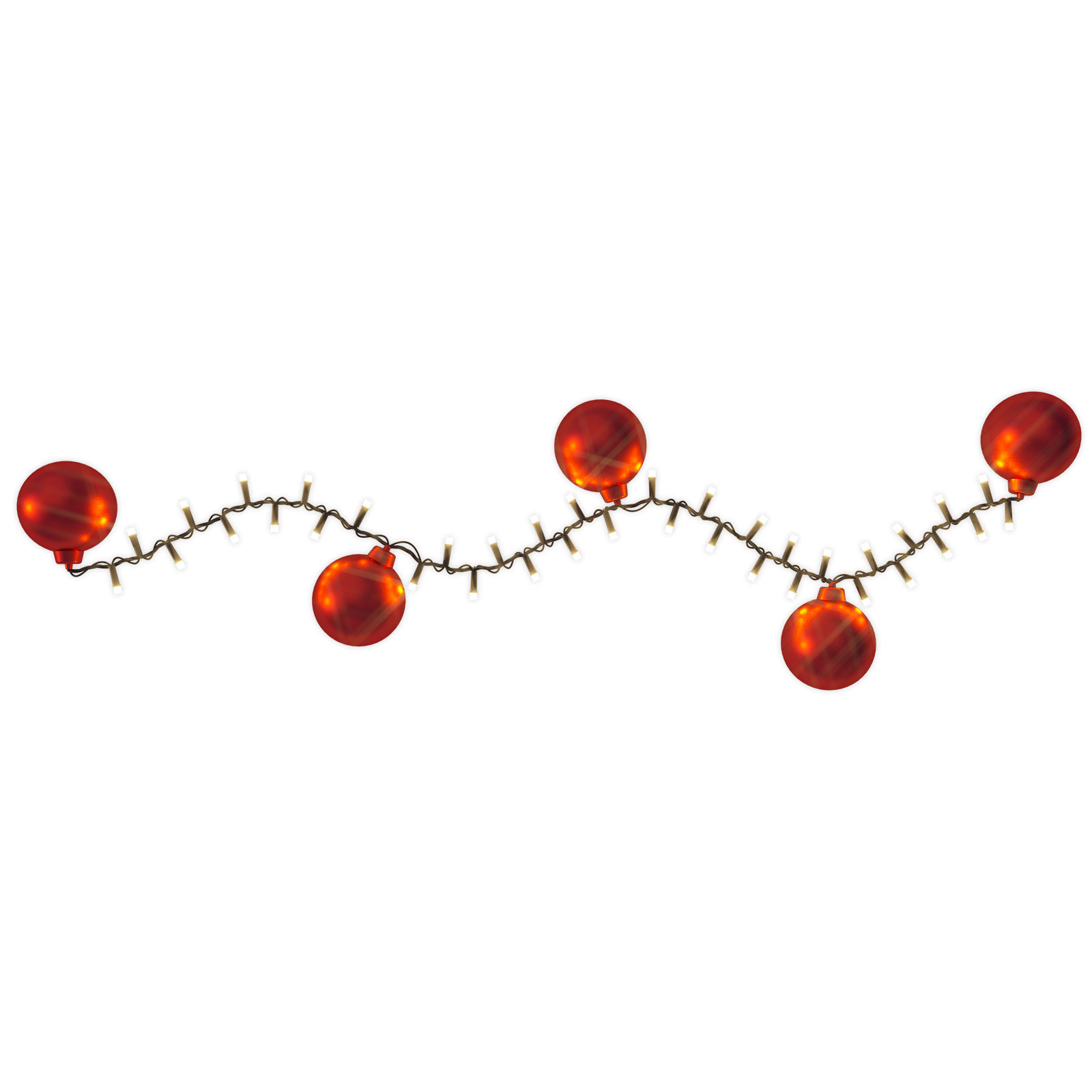 LED-Lichterkette 2in1, Cranberry red