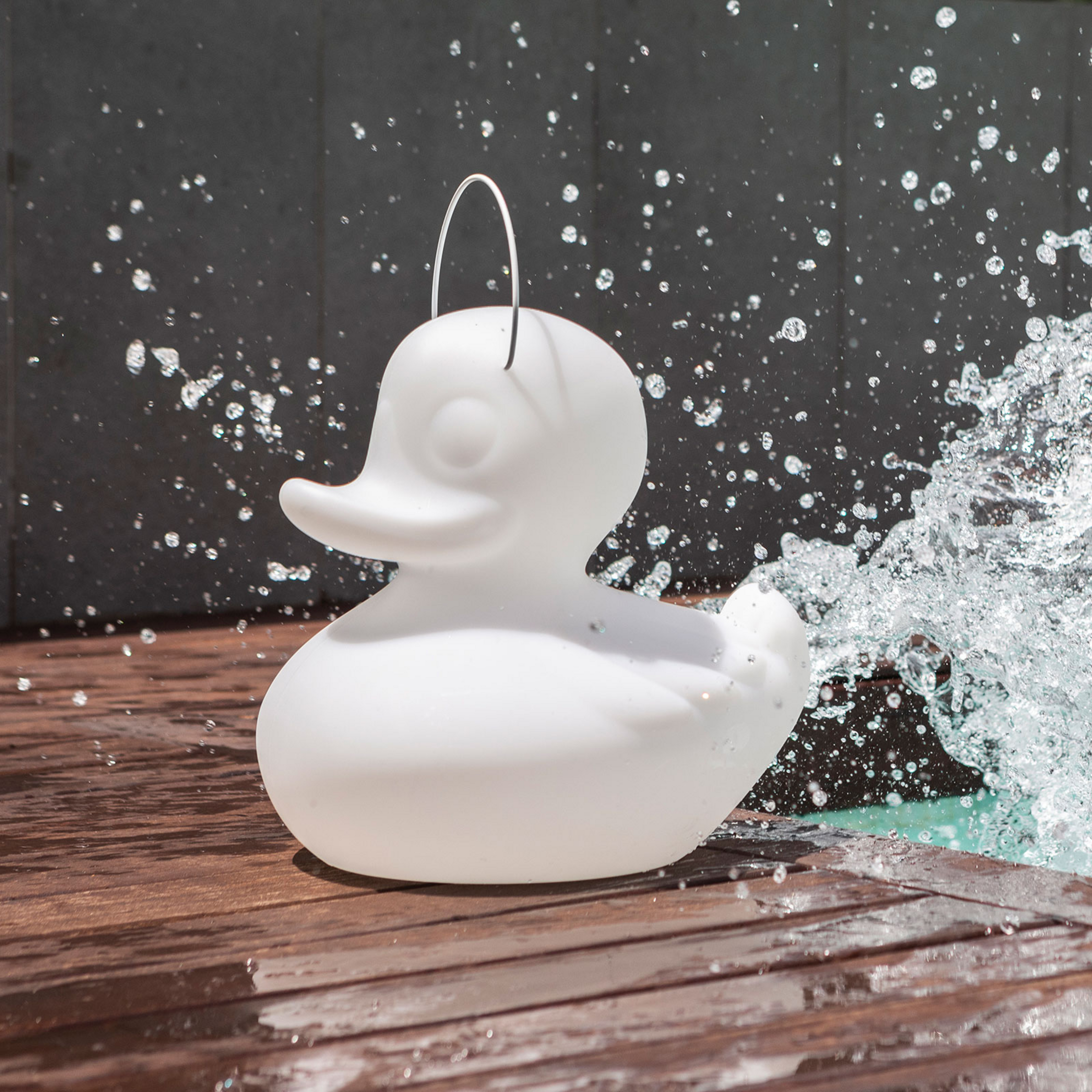 Lámpara LED de diseño DUCK-DUCK S en blanco