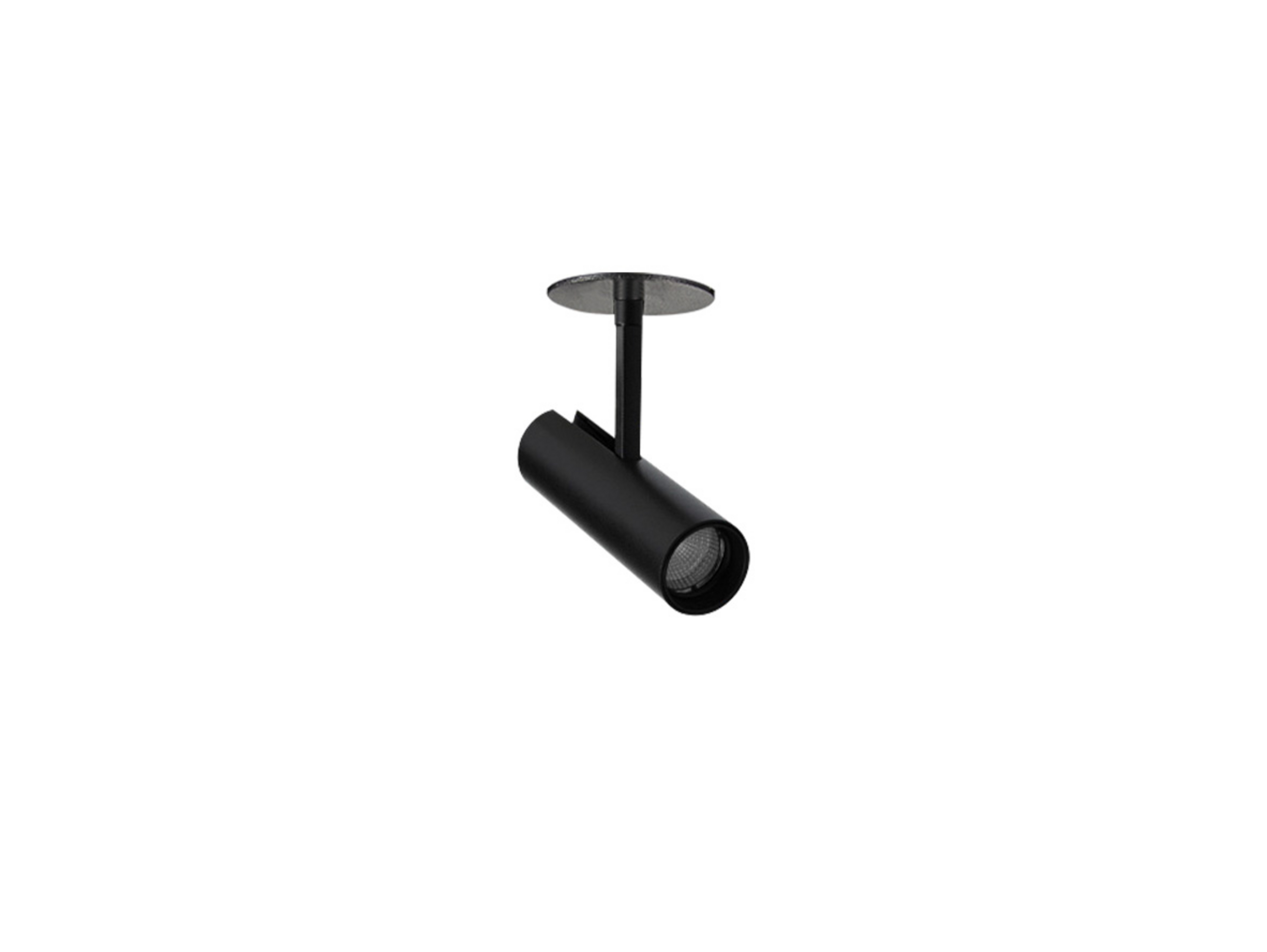 Tube Slim LED-Einbauspot, 2700K, dimmbar, schwarz - Antidark