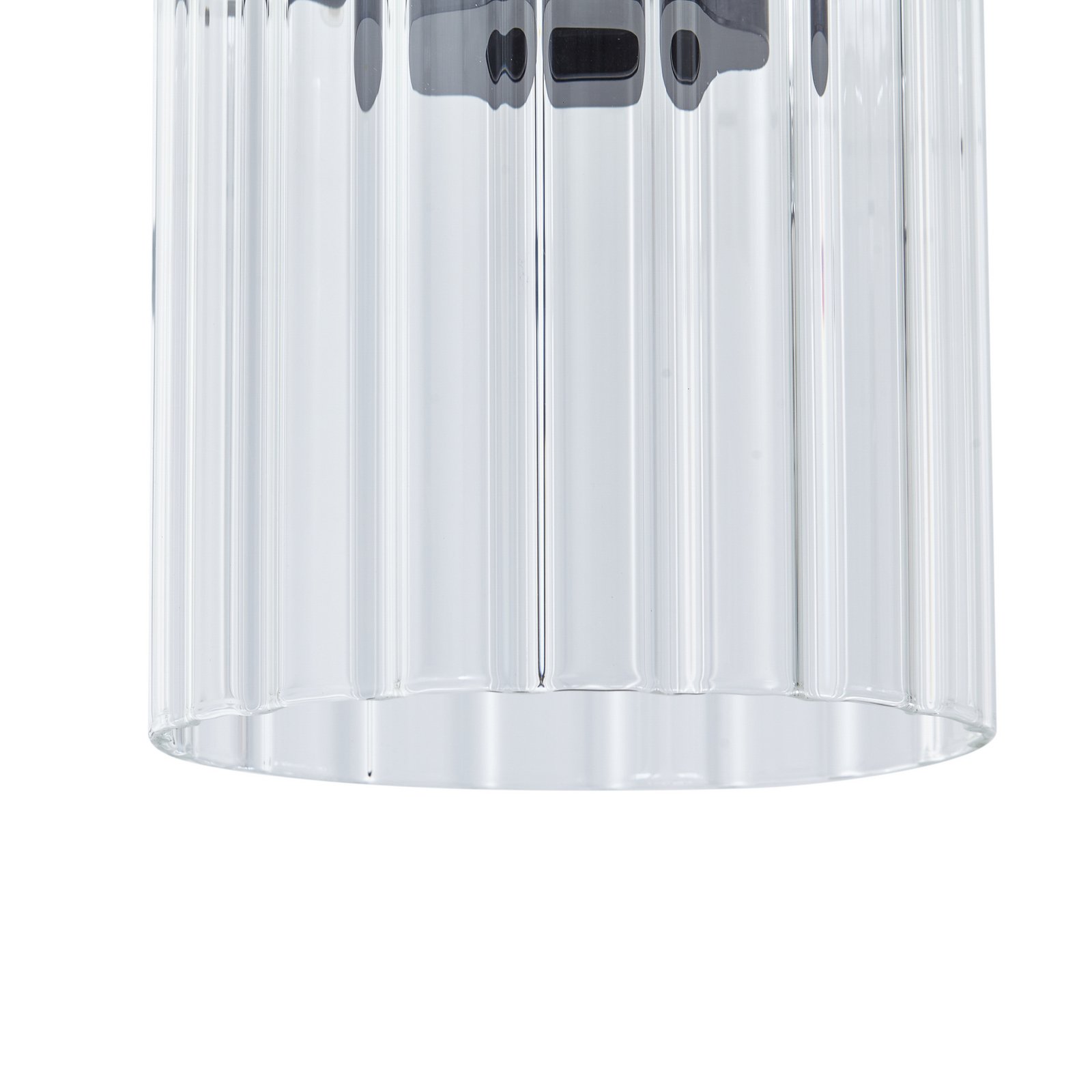 Eirian 3 Cluster Suspension Clear/Black - Lucande