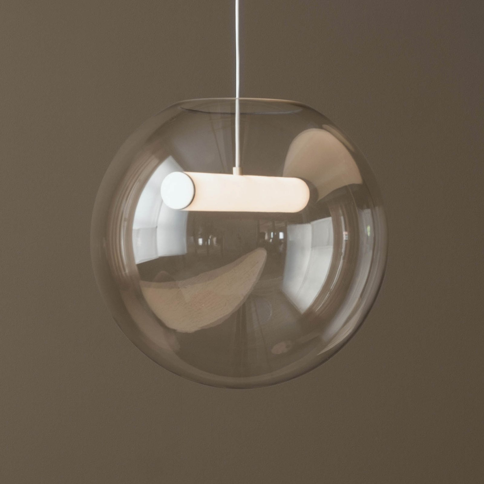 Northern Reveal LED sospensione vetro fumè Ø 45 cm