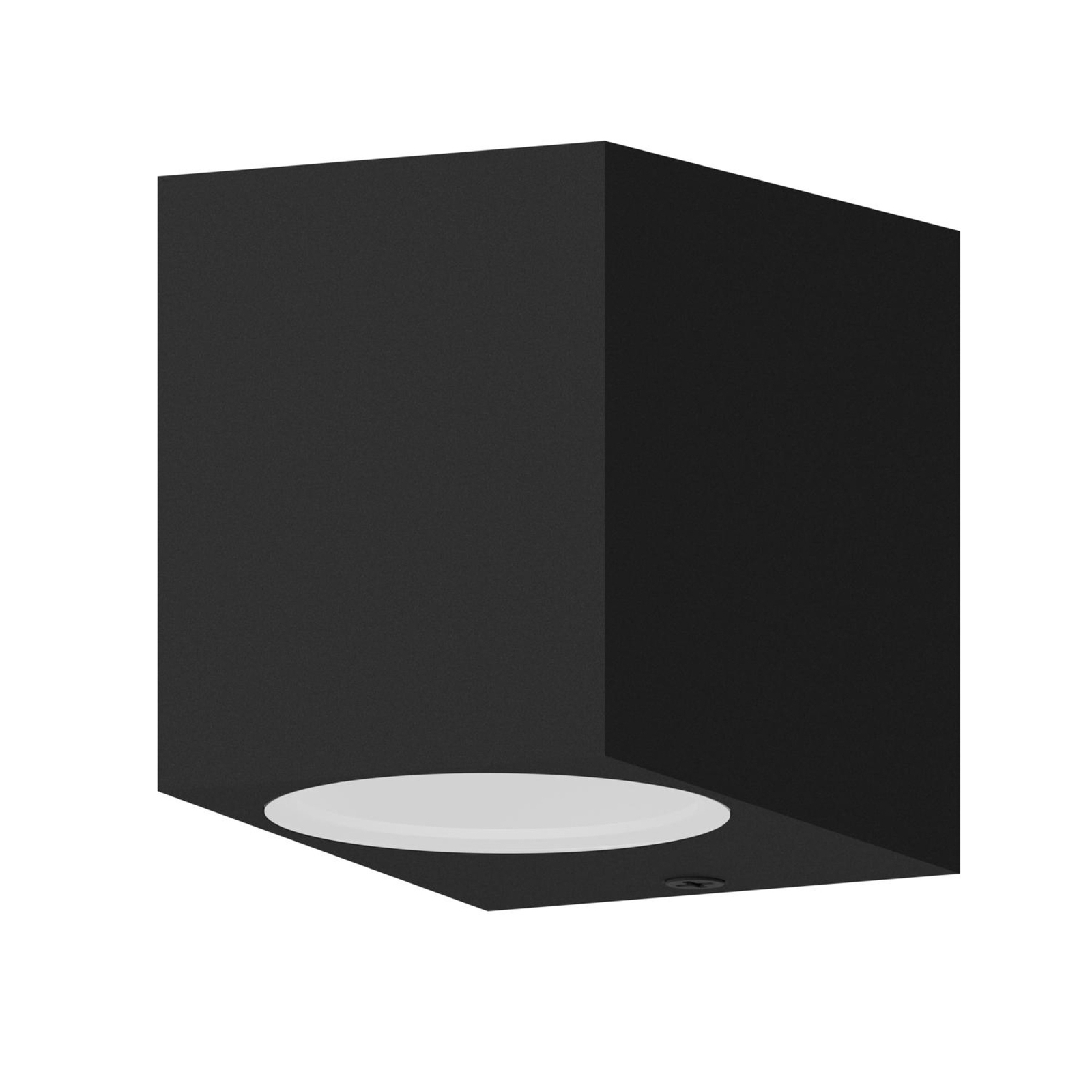 Calex Außenwandleuchte GU10, Downlight, Höhe 8 cm, schwarz