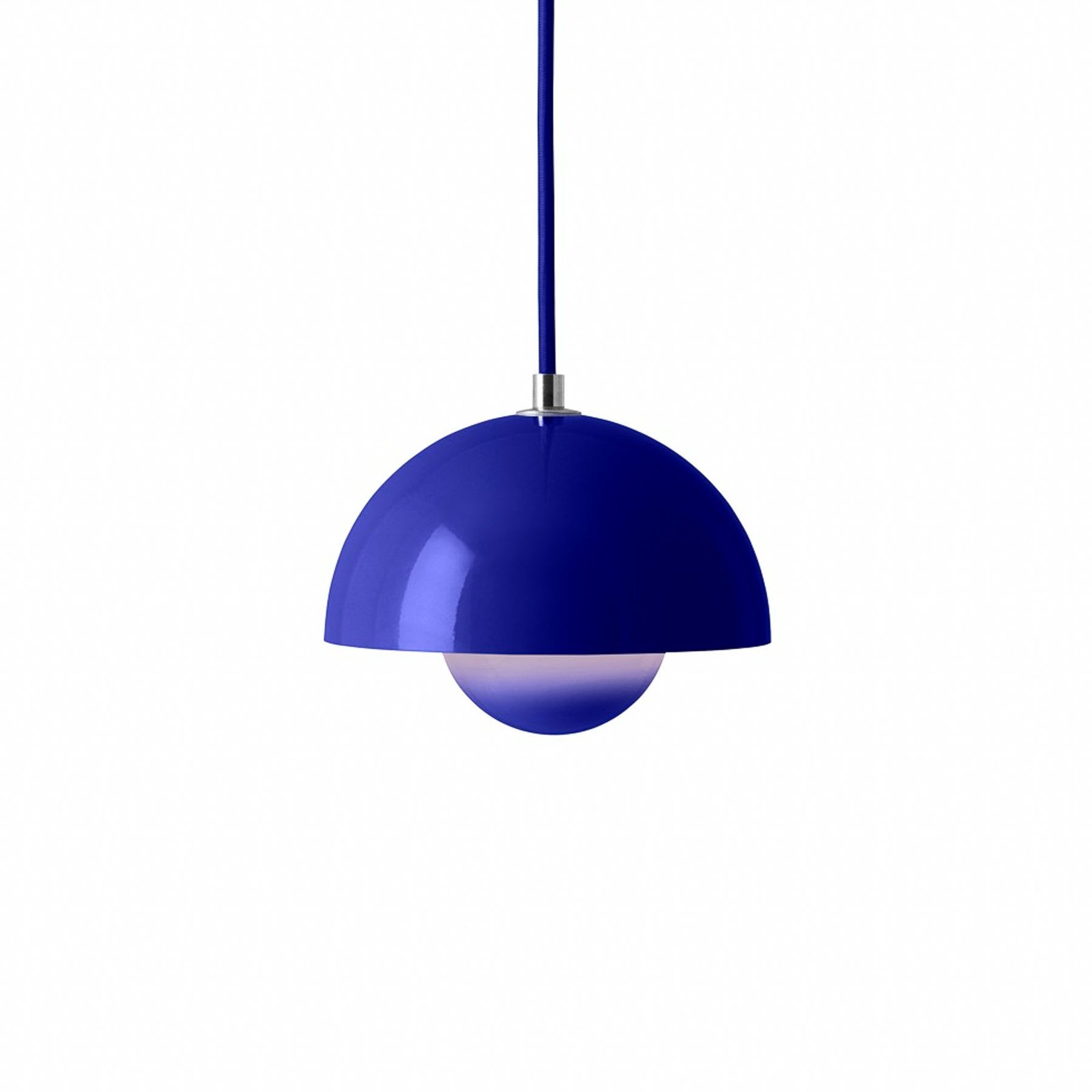 &Tradición lámpara colgante Flowerpot VP10, Ø 16 cm, azul cobalto