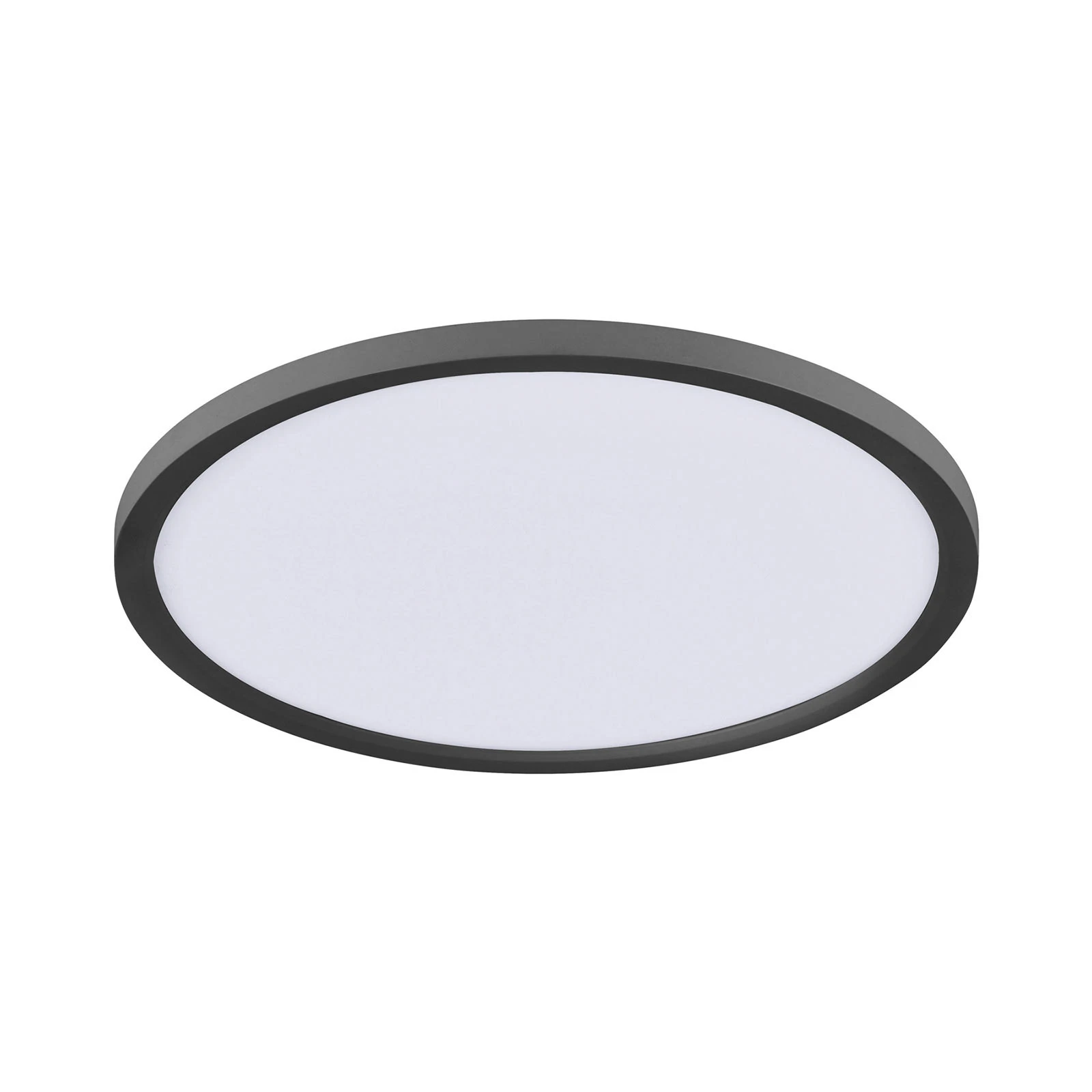 Φωτιστικό οροφής LED Flat CCT, Ø 40 cm, μαύρο