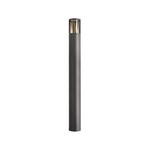 Wegeleuchte Facado II, grau/rauch, Ø 11 cm, Metall, IP65 E27
