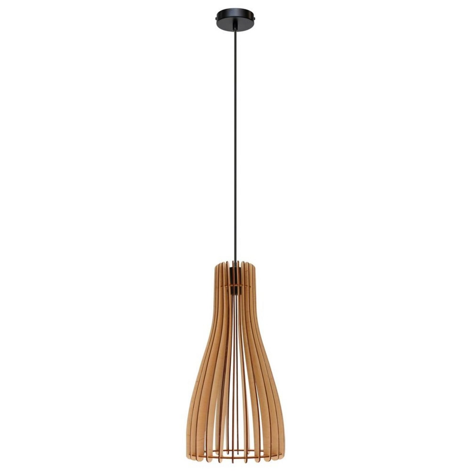 Furn Lustră Pendul Black/Wood - Envostar