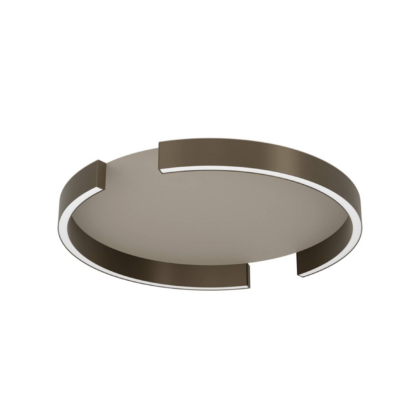 EGLO LED-Deckenlampe COPERTINO, bronze, Ø 45 cm, Metall, CCT