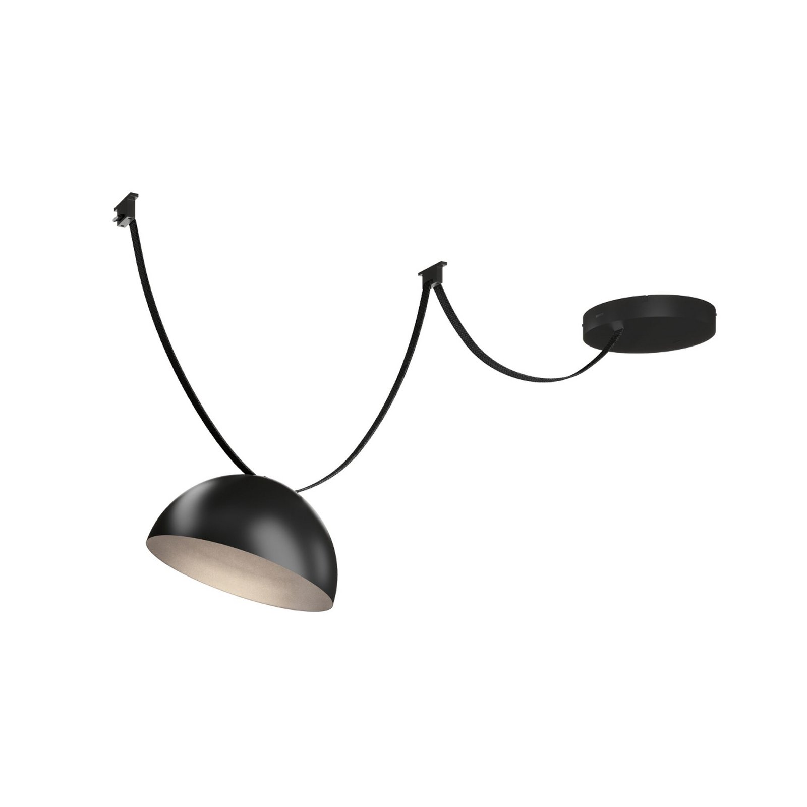 Paulmann ULine Kit de démarrage Bol, noir, longueur de sangle 5 m