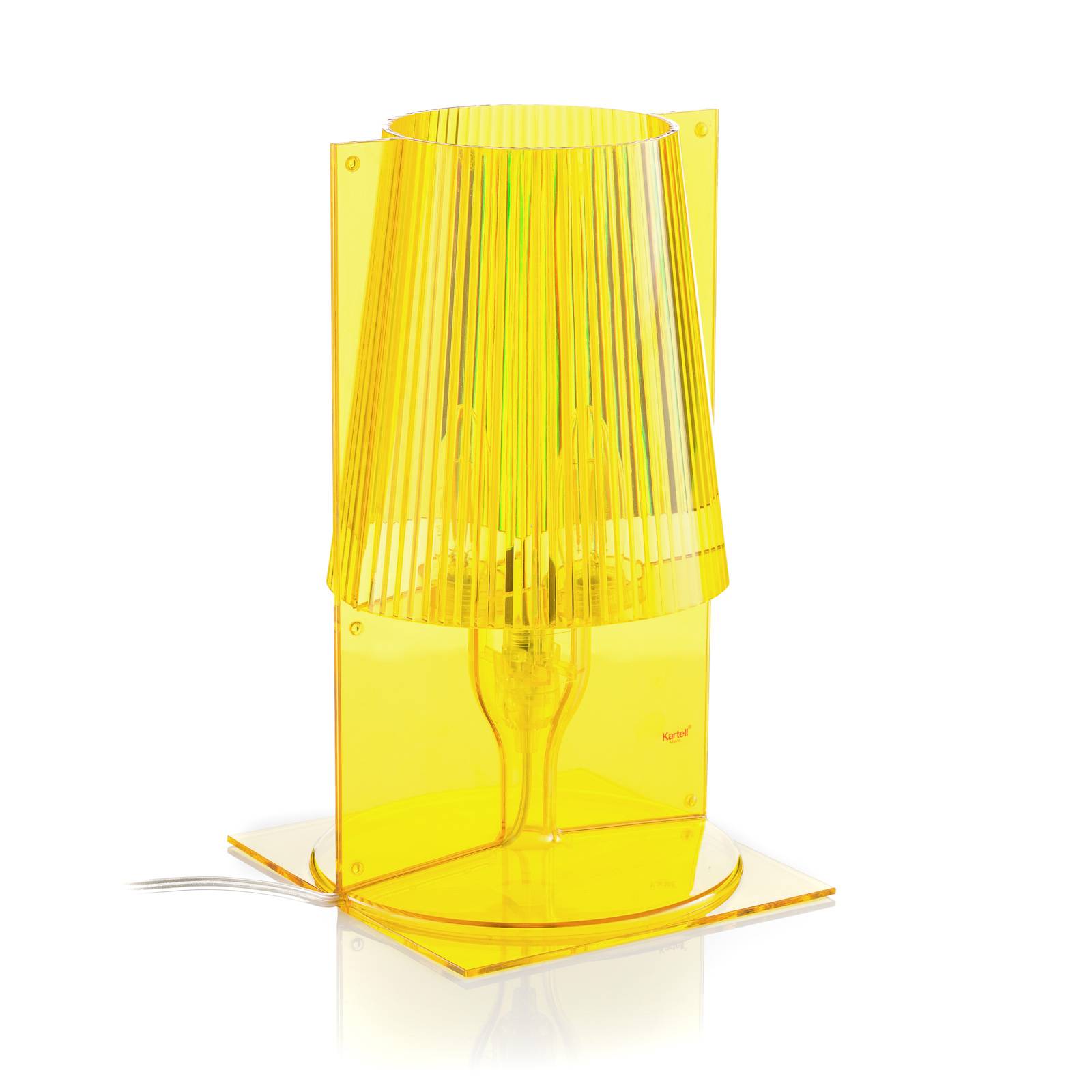 Kartell Take Tischleuchte, gelb