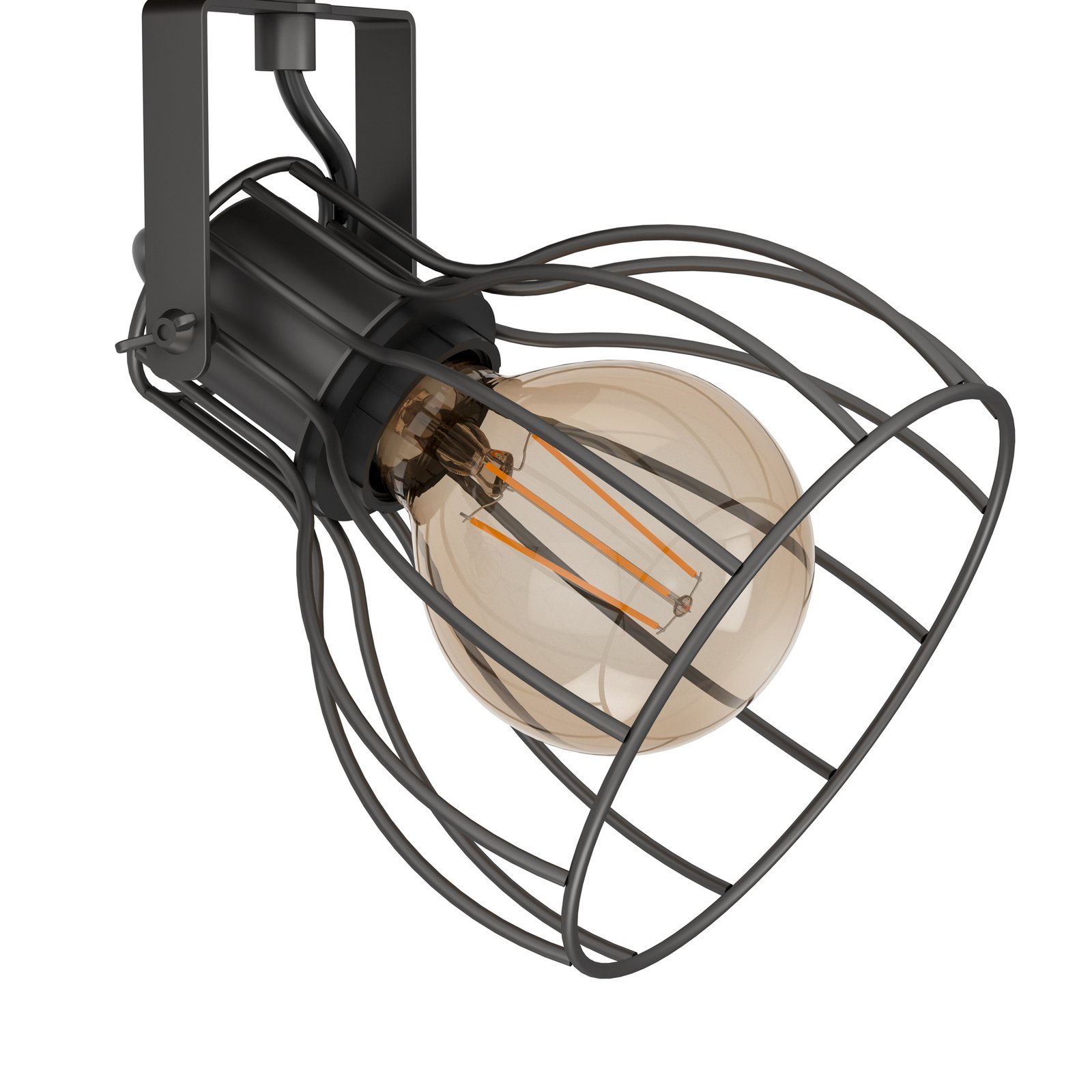 Lampa sufitowa Sambatello, 2-pkt., brązowa/srebrna