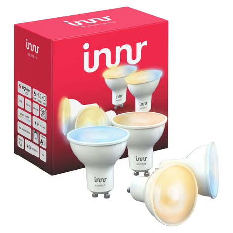 Innr LED-Spot GU10 5W 350lm, 2200-5000K, 4er Pack