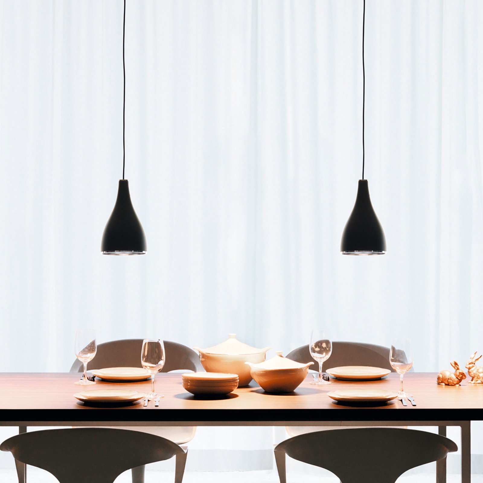 One Eighty Adjustable Hanglamp L Black - Serien Lighting