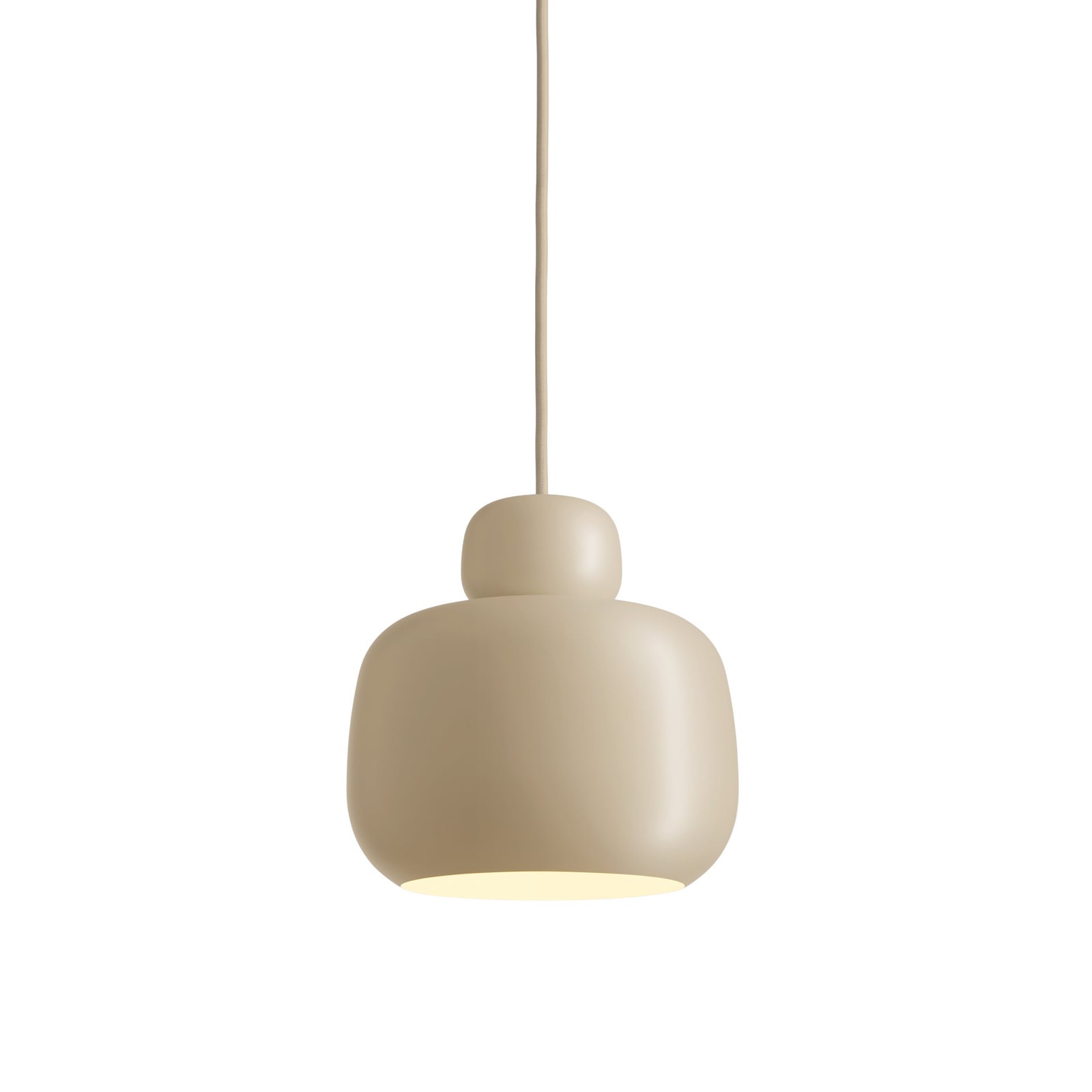 Stone-riippuvalaisin, pieni, beige, metalli, Ø 16 cm – Woud Stone-riippuvalaisin, pieni, beige, metalli, Ø 16 cm – Woud