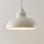 Lindby Cliona hanging light, matt white