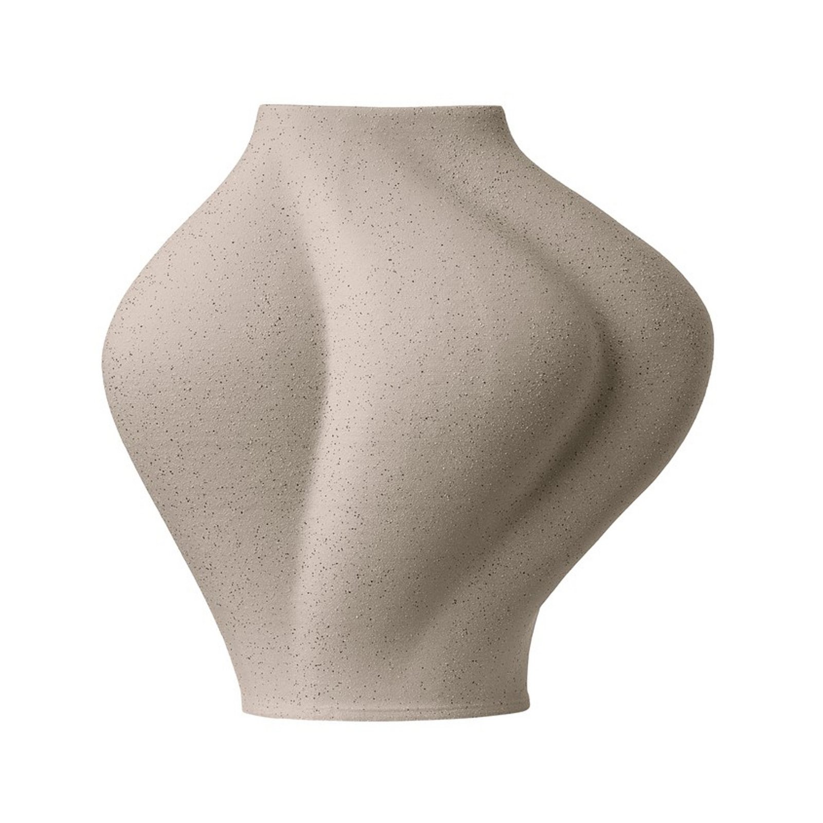 Vaso Saltare, 30 cm, taupe, ceramica - AYTM