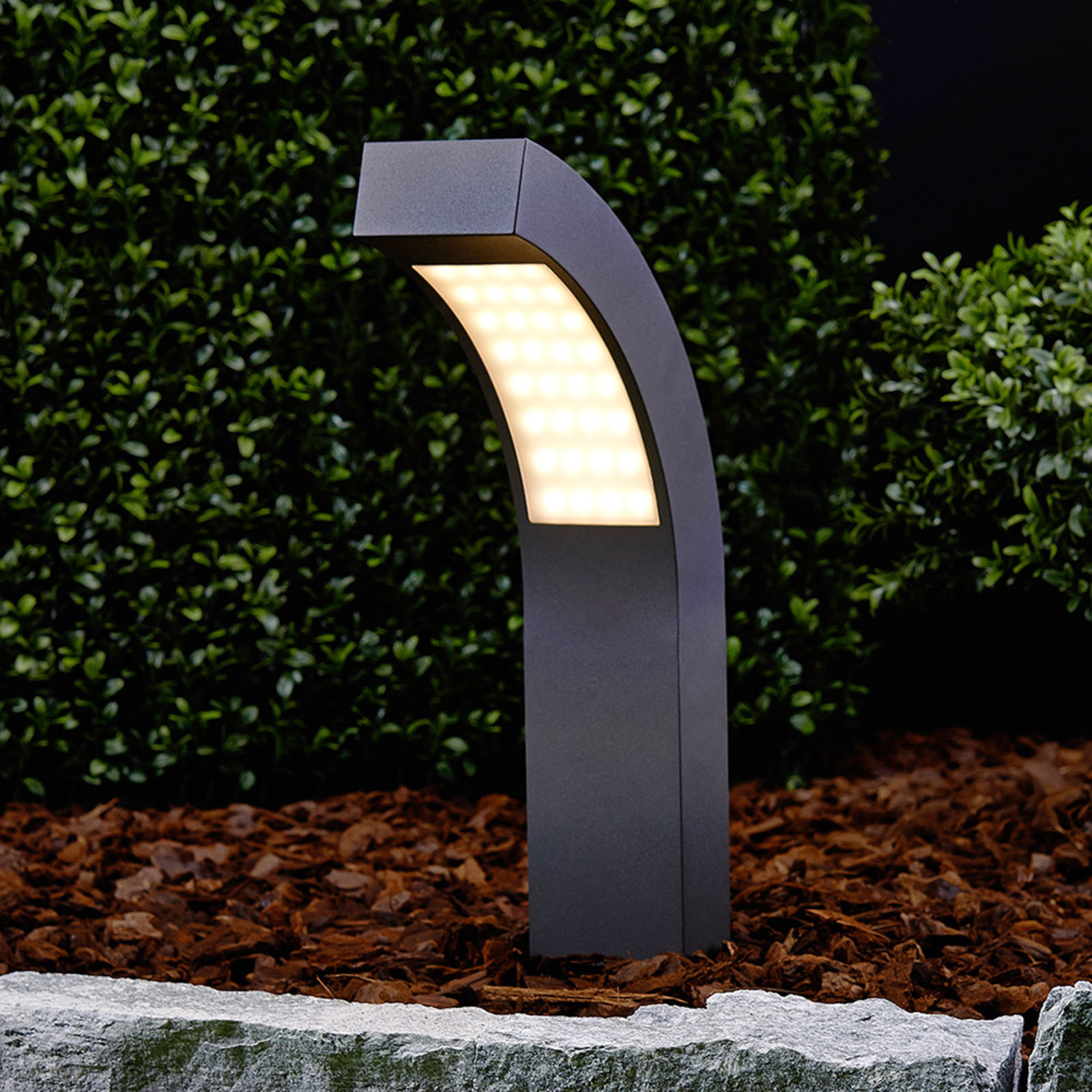Hajlított LED lámpa Lennik, 40 cm