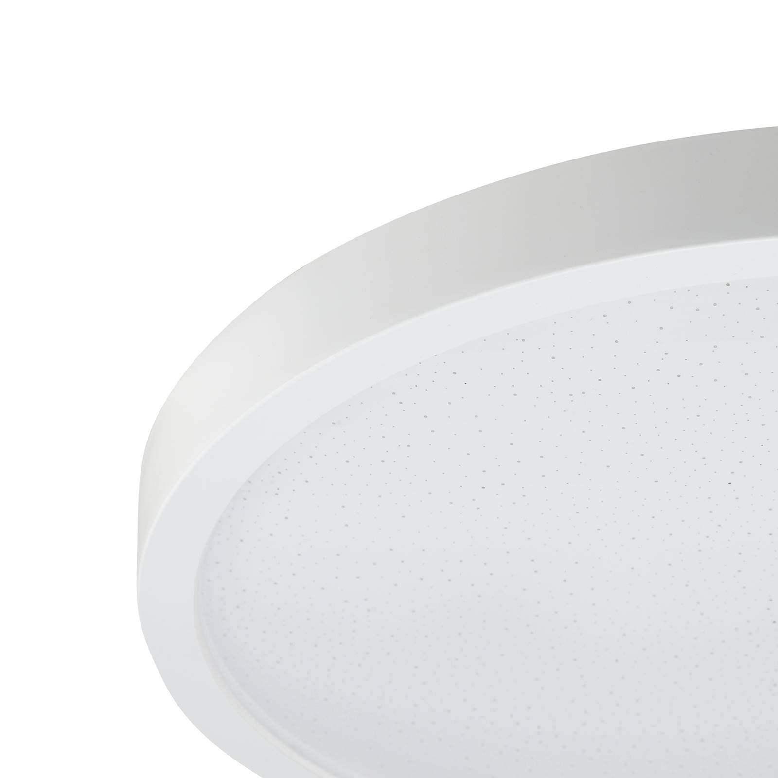 Lampa sufitowa LED Navara-Starry, biała, Ø 27,5 cm, 4 000 K