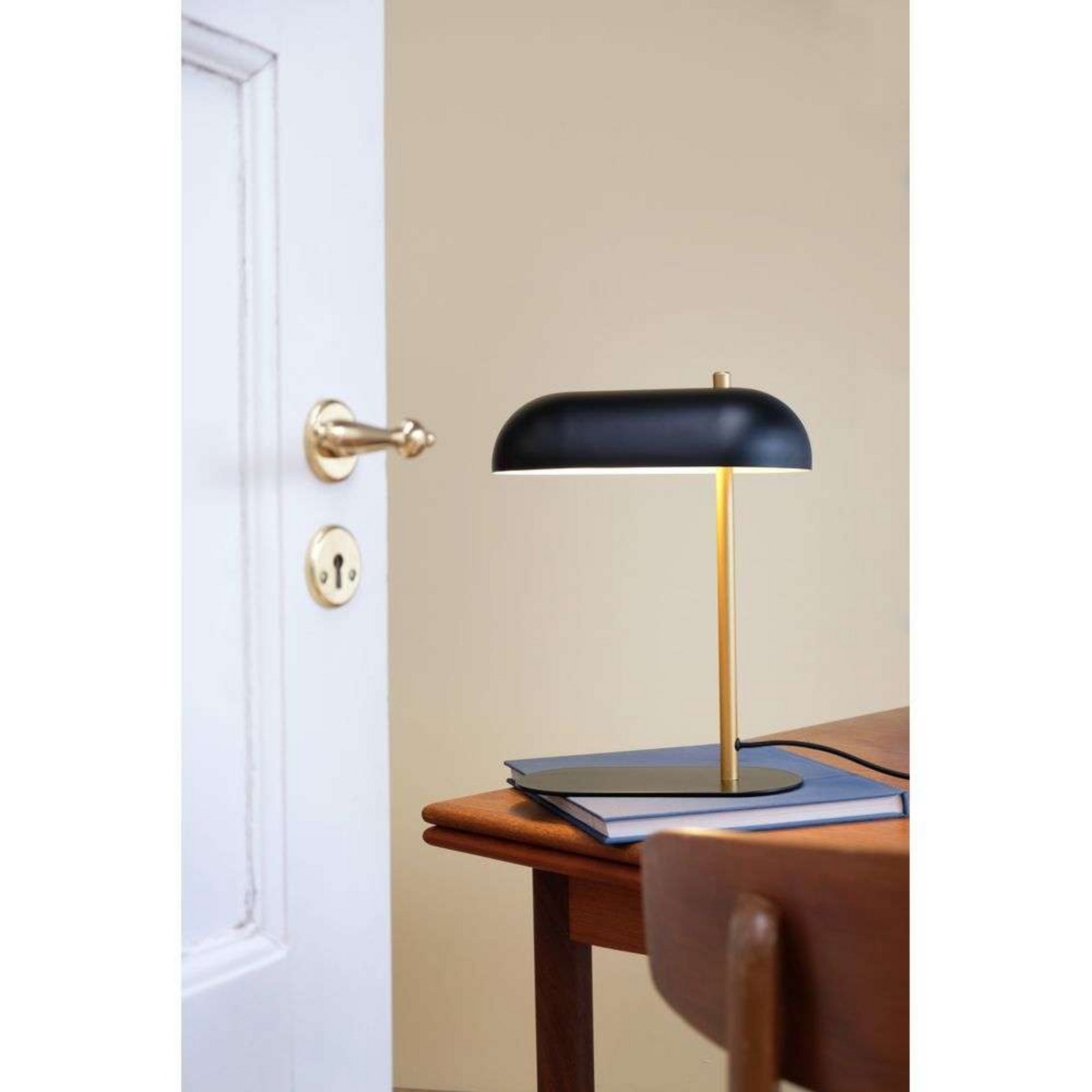 Arch Table Lamp Matt Black/Brass - DybergLarsen