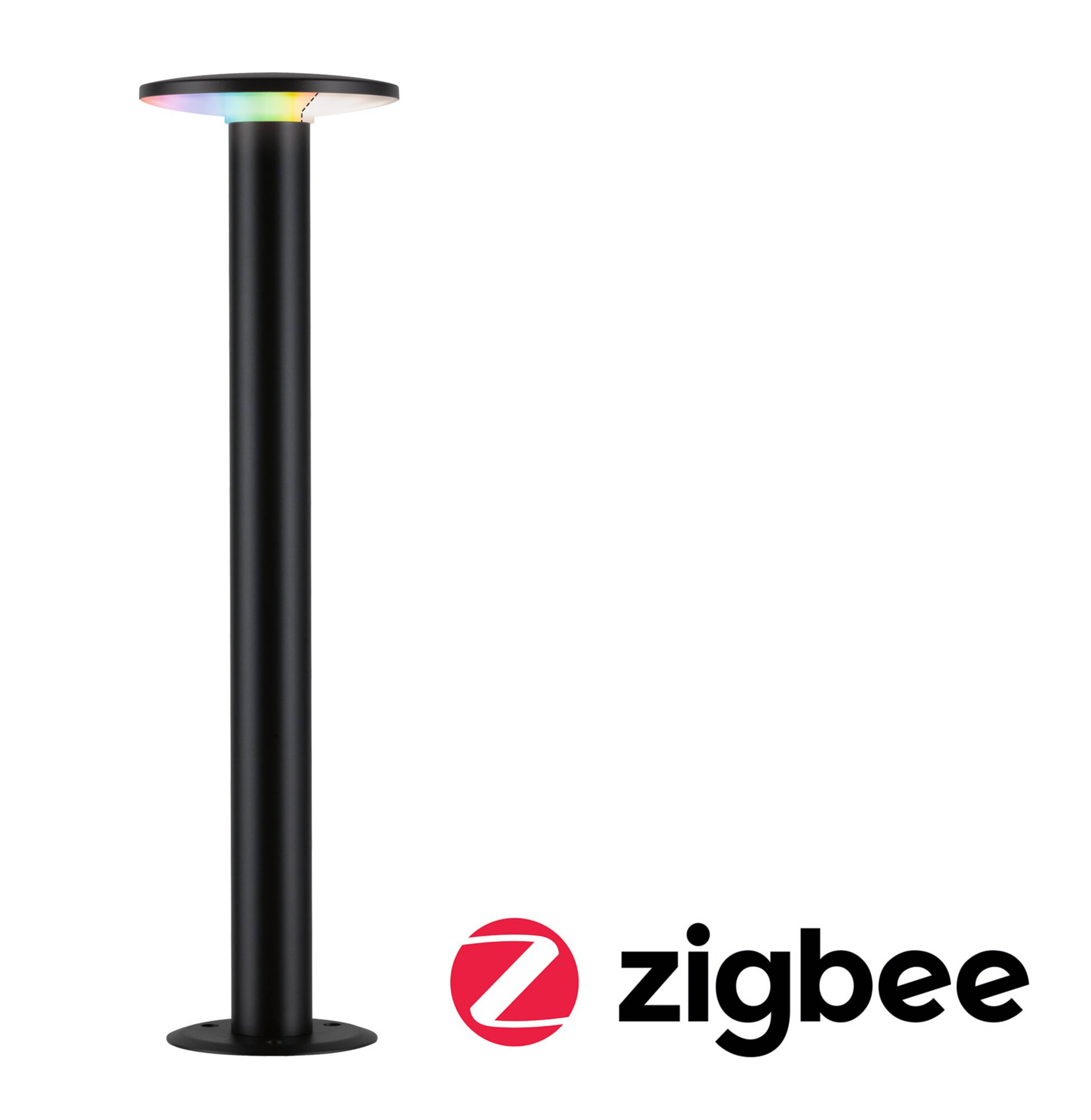 Paulmann Plat ZigBee RGBW Bolardo luminoso LED regulable