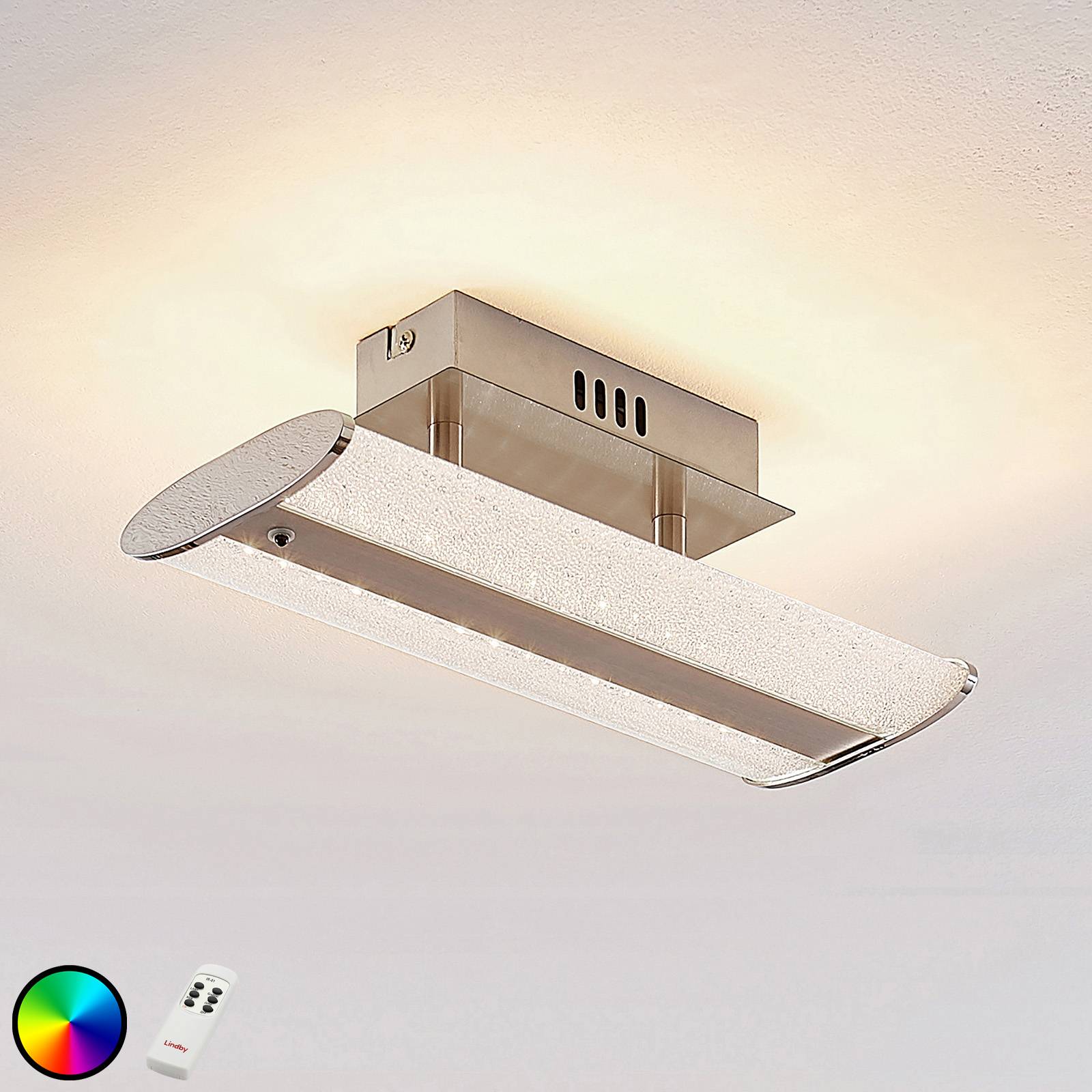 Lindby Sylke lampa sufitowa LED, 30 cm