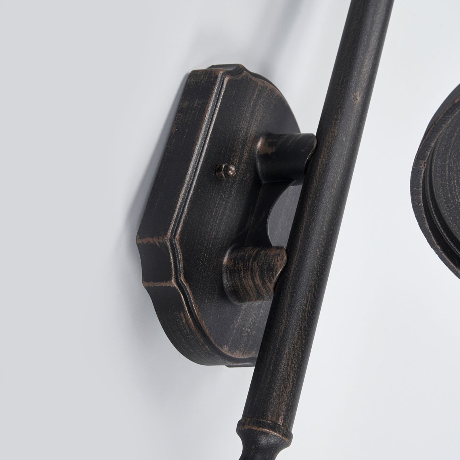 Daphne Outdoor Wall Lamp Antique Black - Lindby
