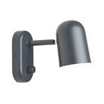 Nástenné svetlo Buddy wall antracit - Northern