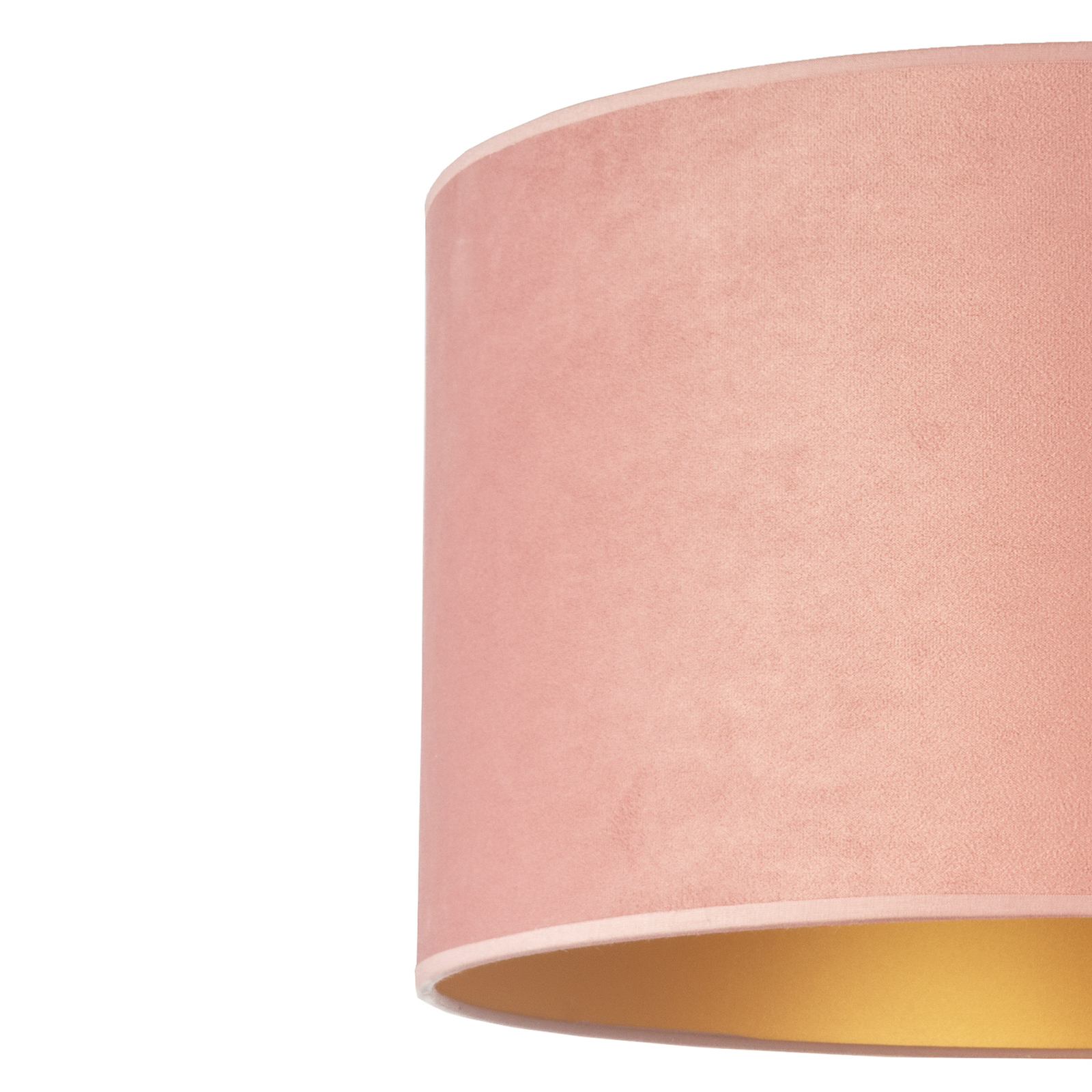 Golden Roller επιτραπέζιο φωτιστικό ύψος 30cm ανοιχτό ροζ/χρυσό