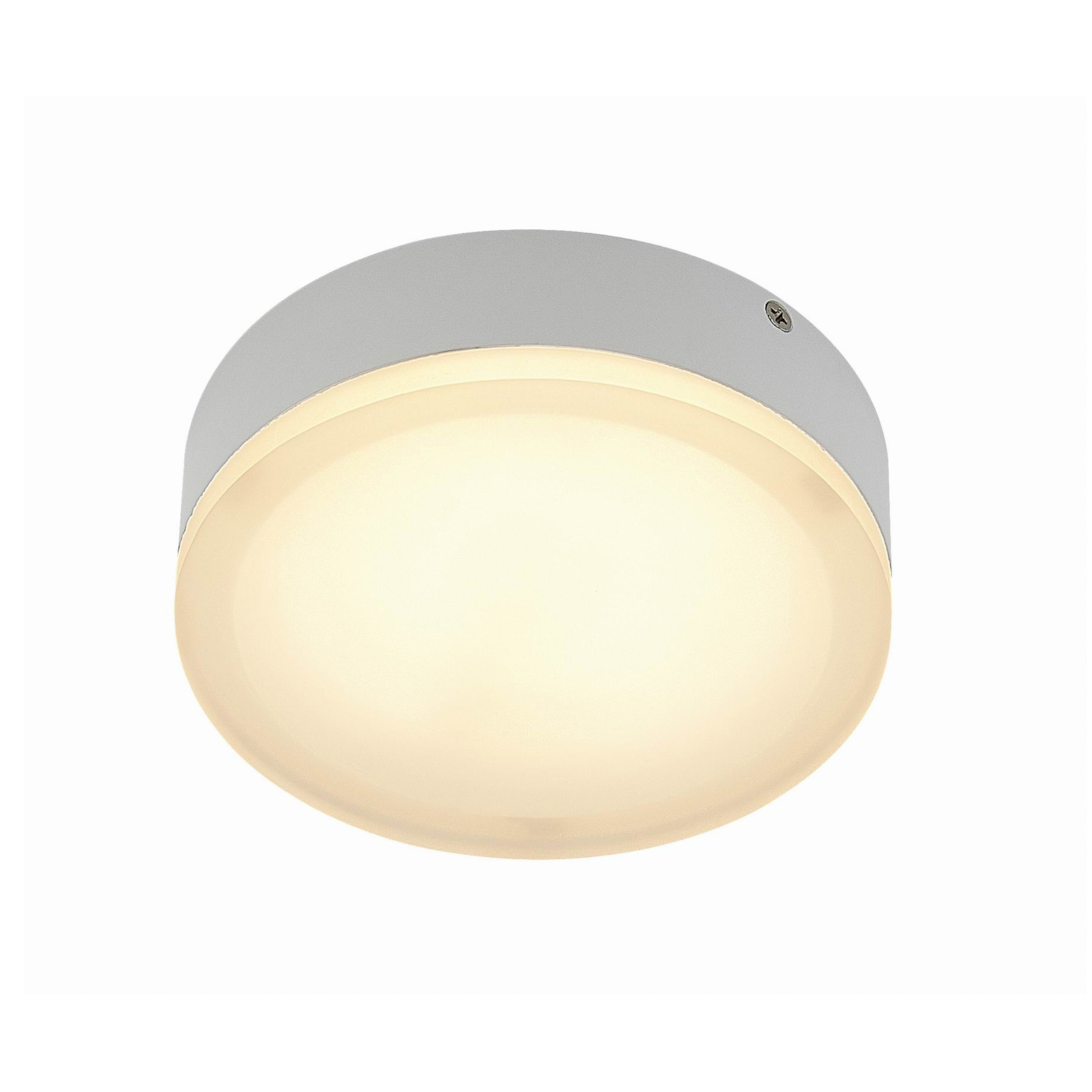 Lindby Leonta LED-Deckenlampe, weiß, Ø 25 cm