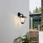 Lindby outdoor wall lamp Satish, copper-coloured, iron, 32 cm