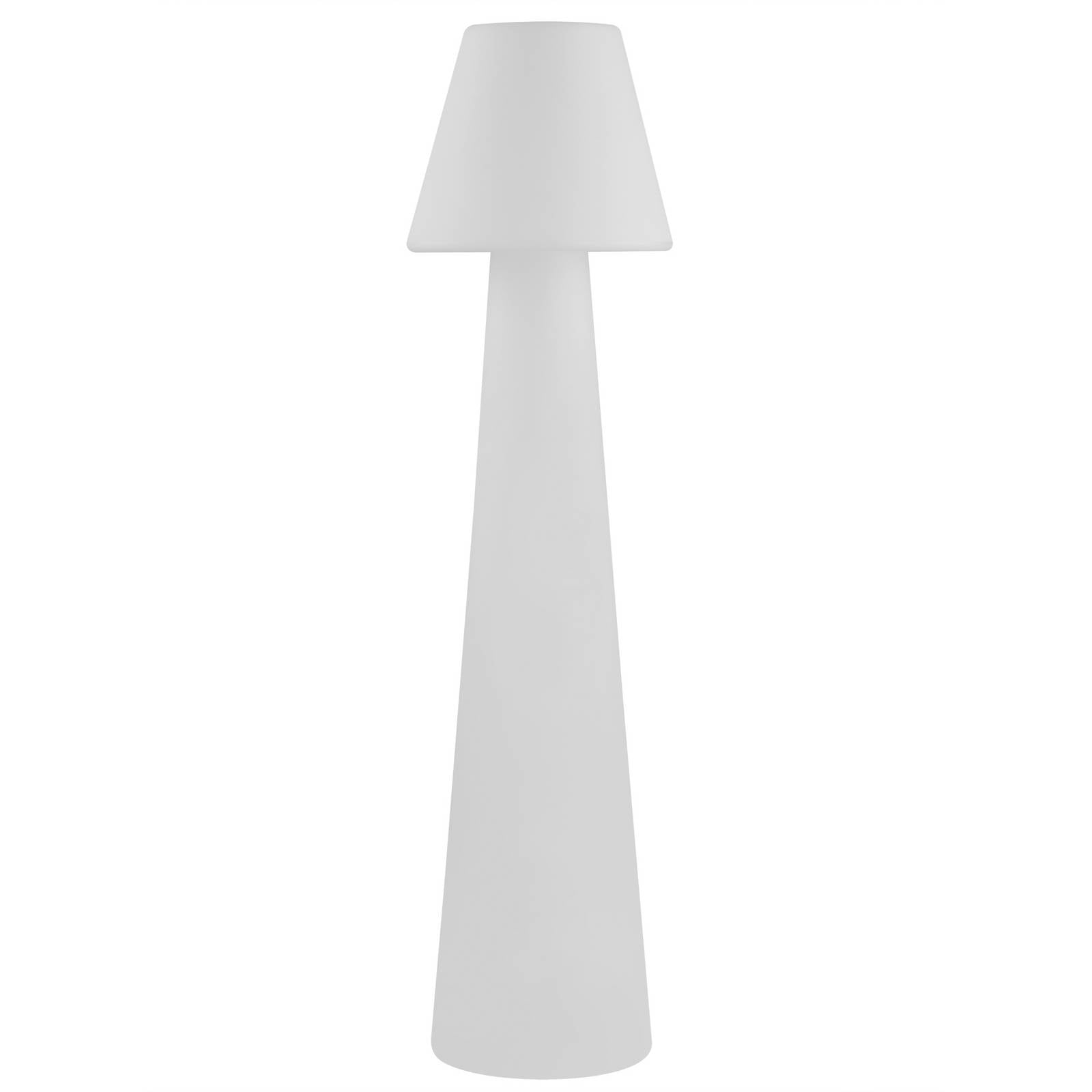Lucande Terrassenleuchte Gauri, weiß, Höhe 107 cm, IP65